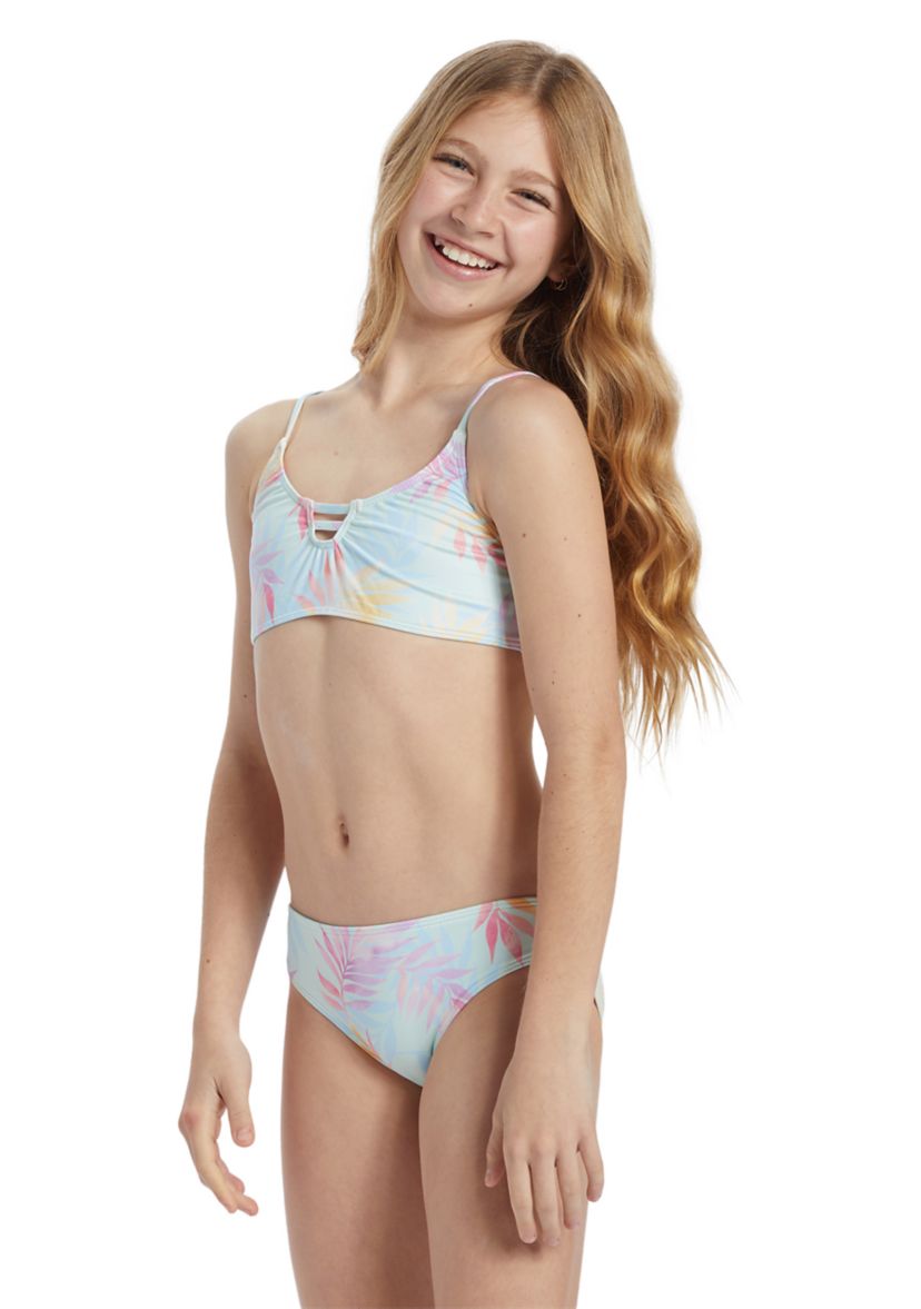 Girls 7-16 Triangle Swimsuit