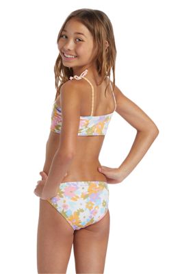 Magical Waves - Crop Two Piece Bikini Set for Girls 7-16