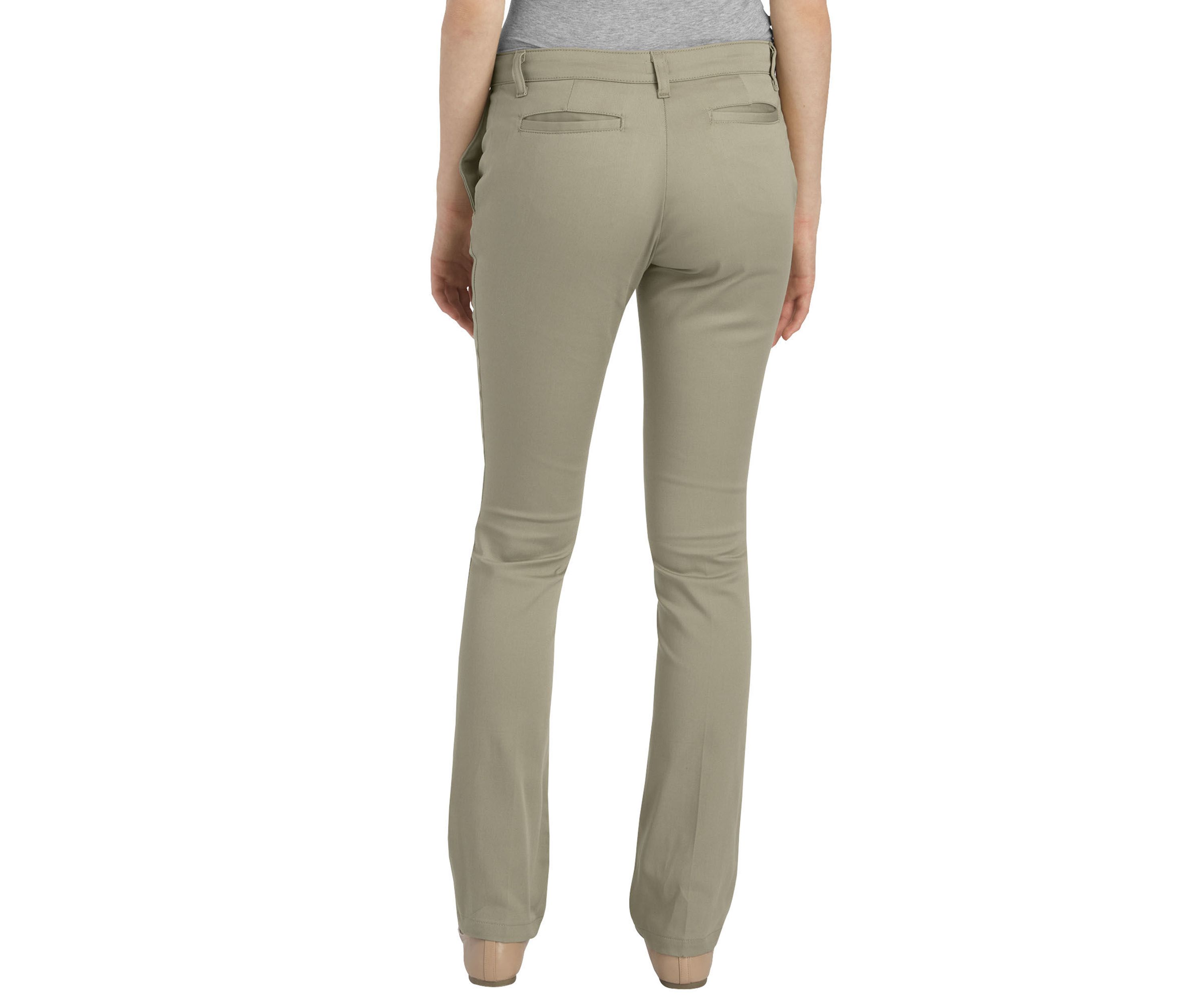 Girls FlexWaist Classic Fit Straight Leg Stretch Twill Pants, Plus, 10.5-20.5