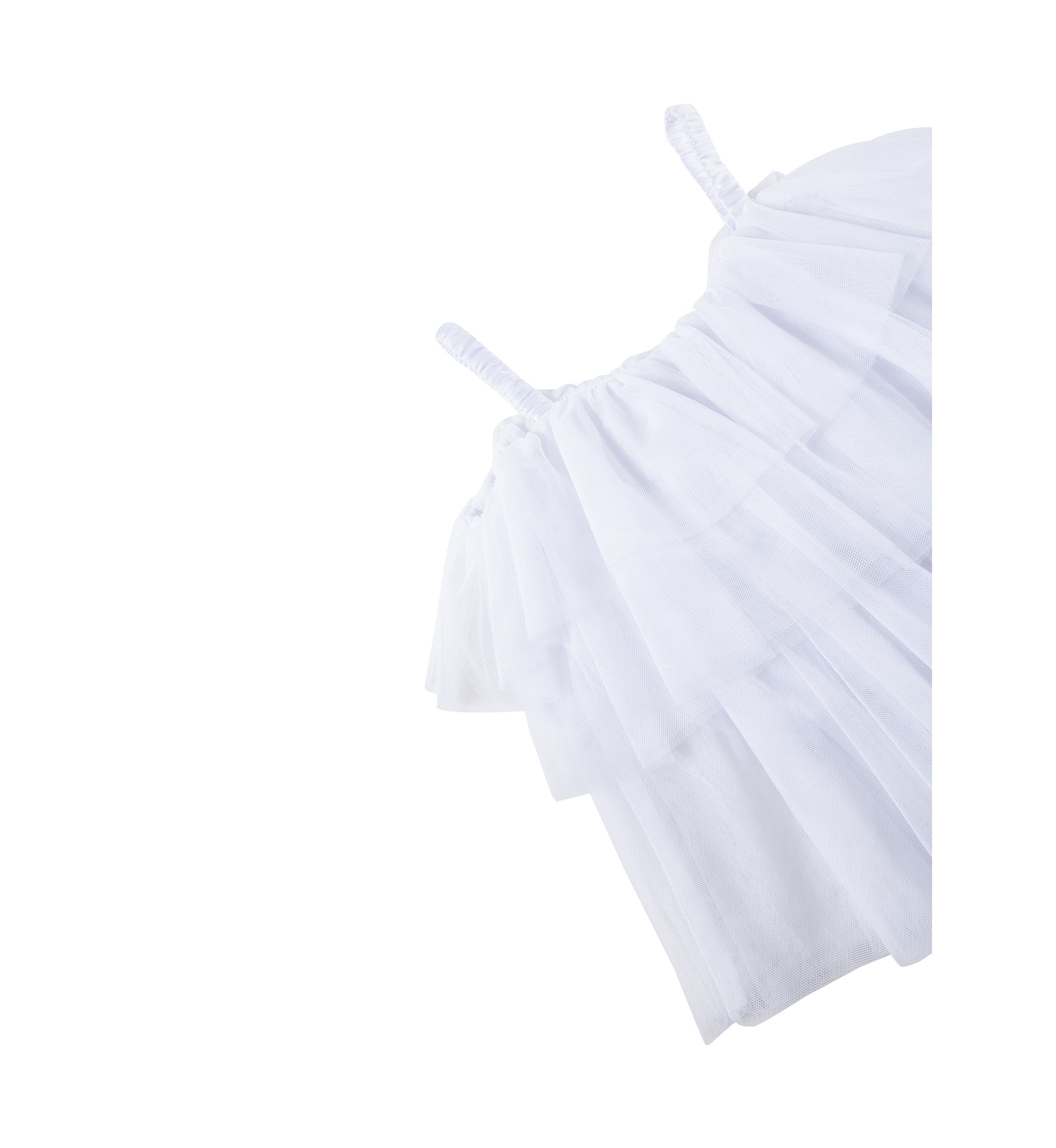 Girls 7-16 Tiered Mesh Top