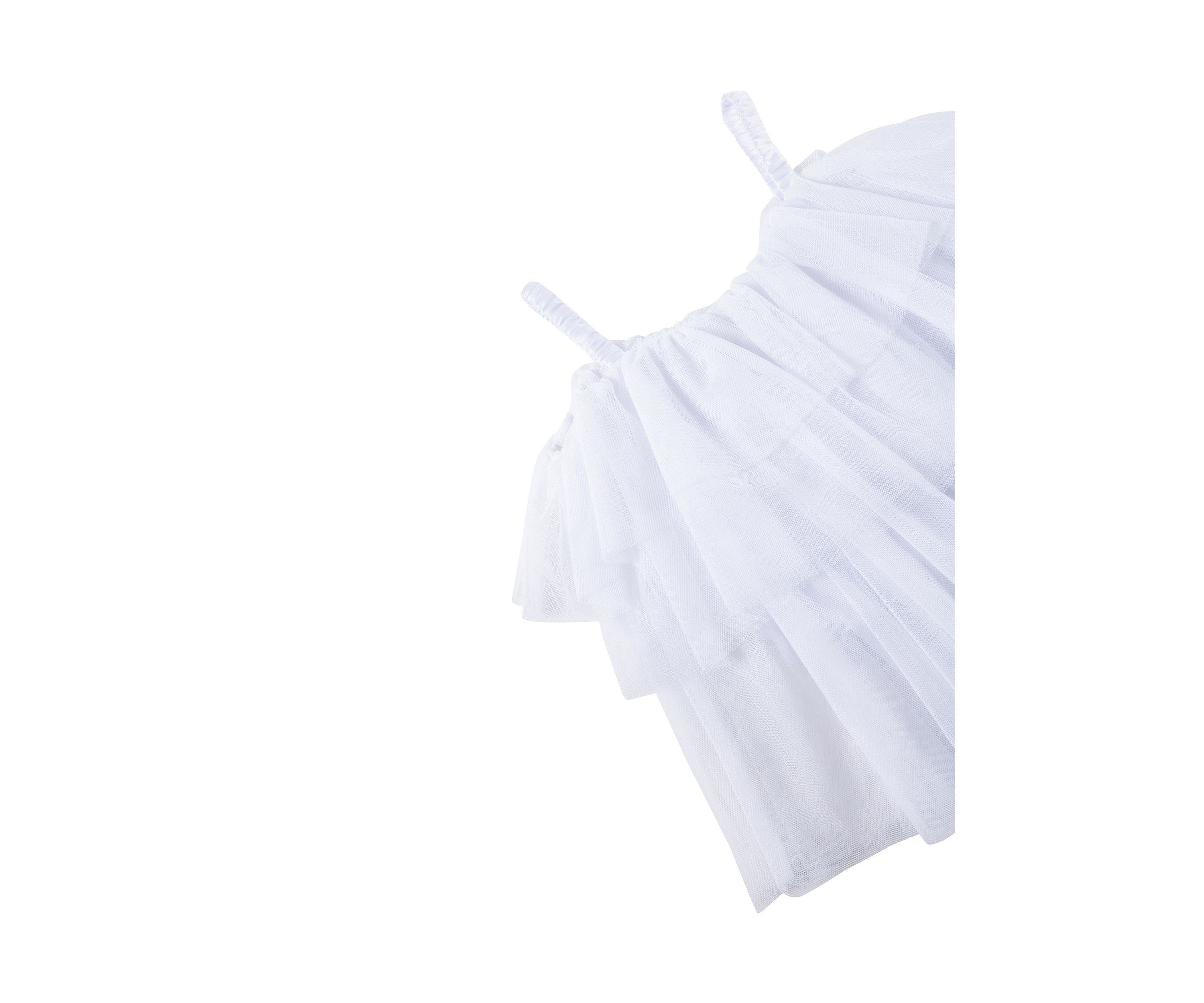 Girls 7-16 Tiered Mesh Top