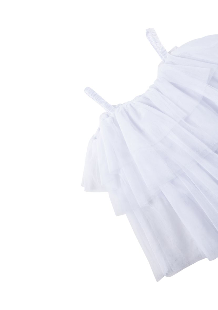 Girls 7-16 Tiered Mesh Top