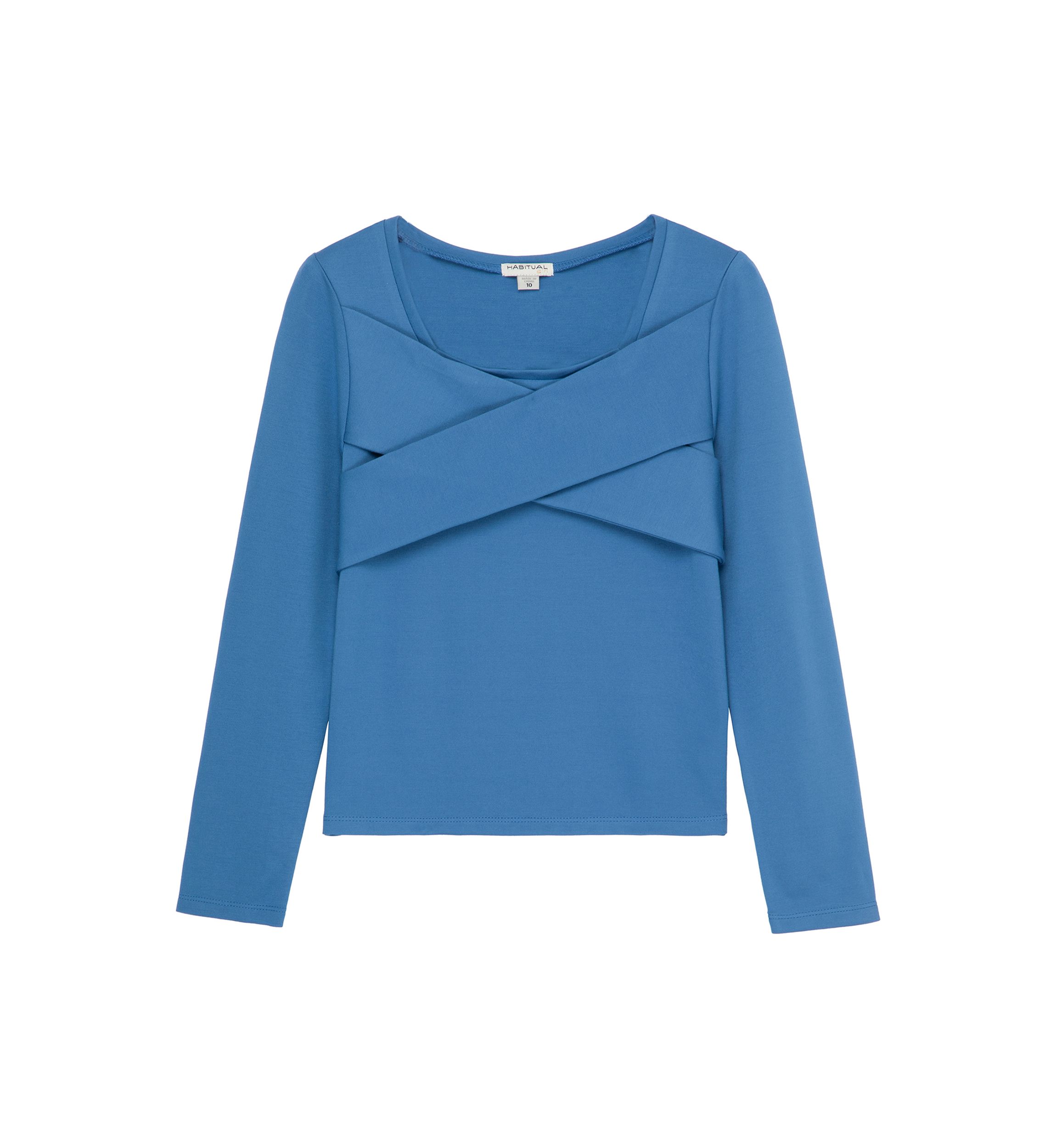 Girls 7-16 Square Neck Twist Top