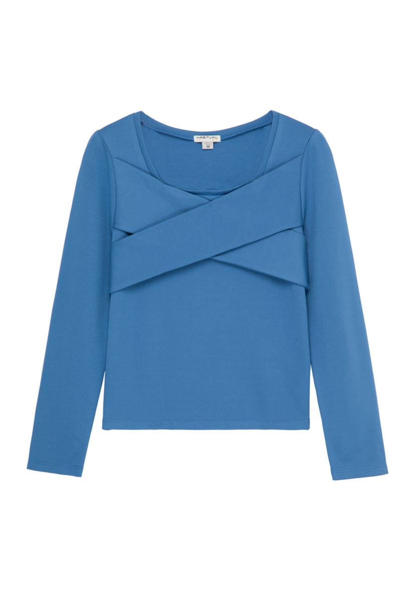Girls 7-16 Square Neck Twist Top