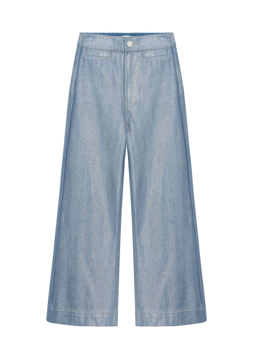Girls 7-16 Iridescent Flare Denim Jeans