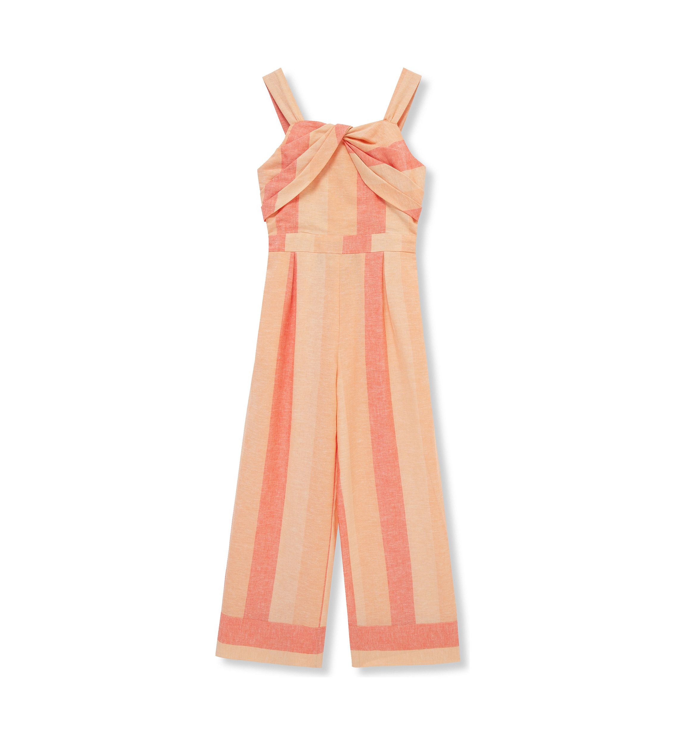 Girls 7-16 Sleeveless Twist Front Jumpsuit 