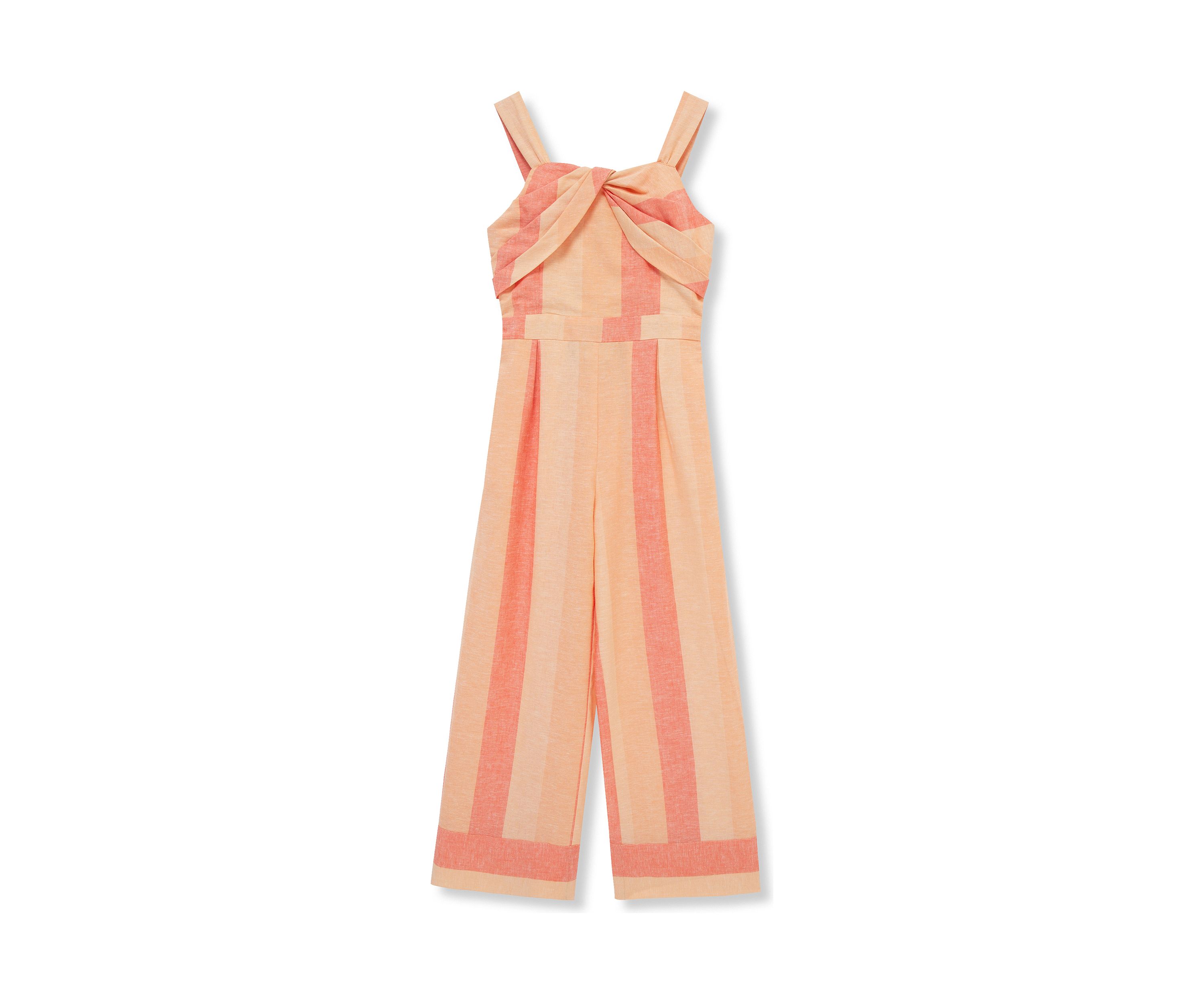 Girls 7-16 Sleeveless Twist Front Jumpsuit 