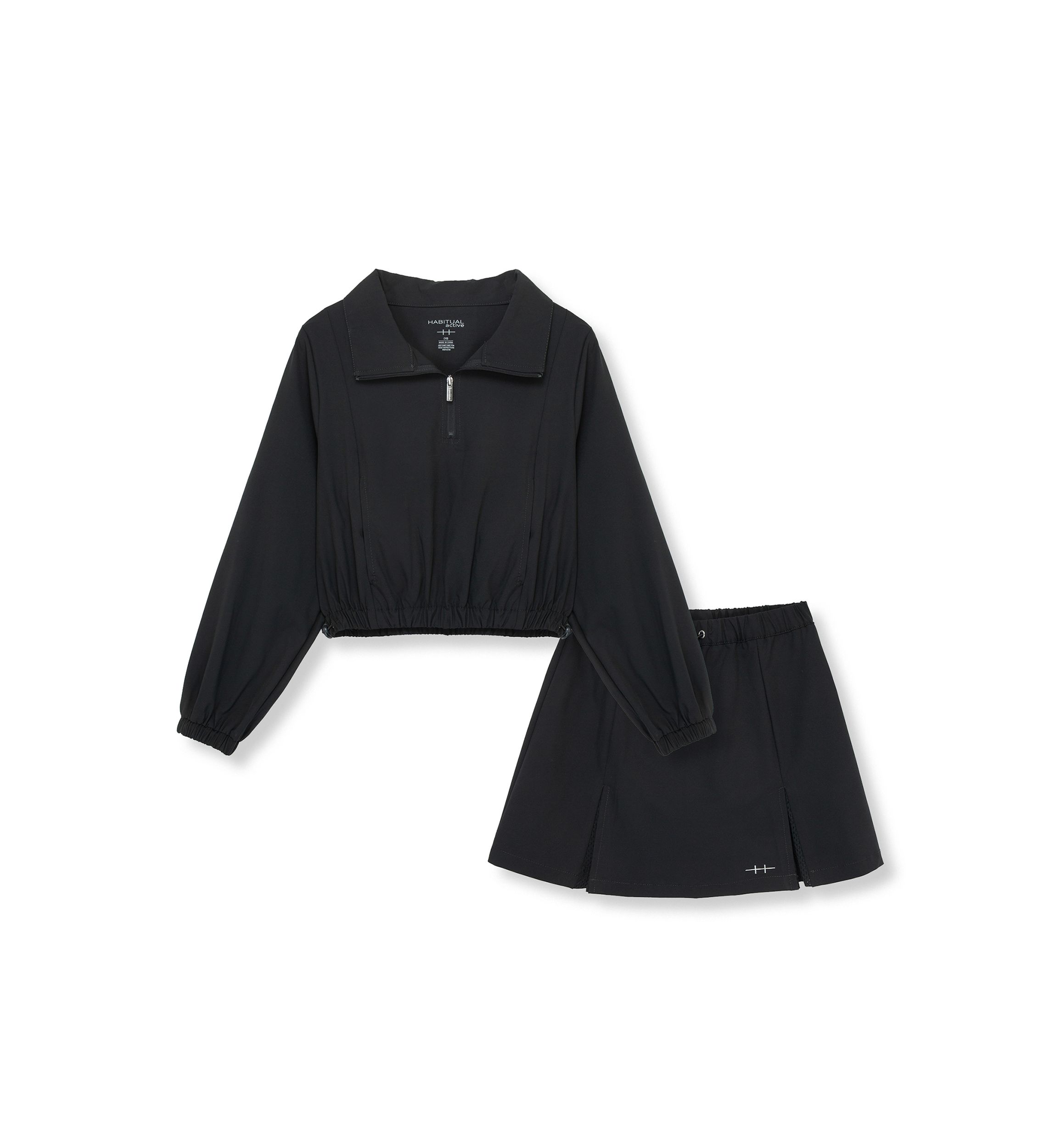 Girls 7-16 Long Sleeve Pullover and Skort Set