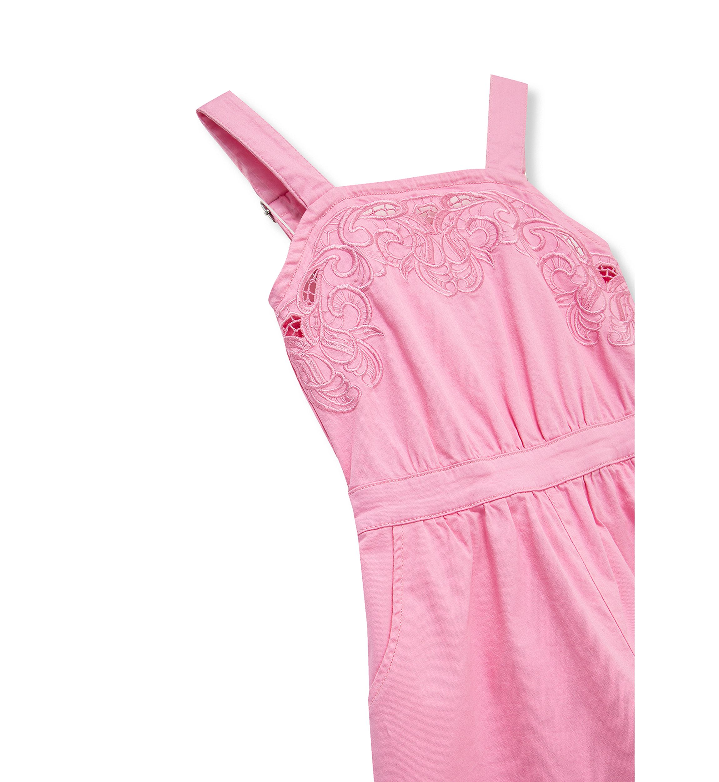 Girls 7-16 Sleeveless Embroidered Romper 