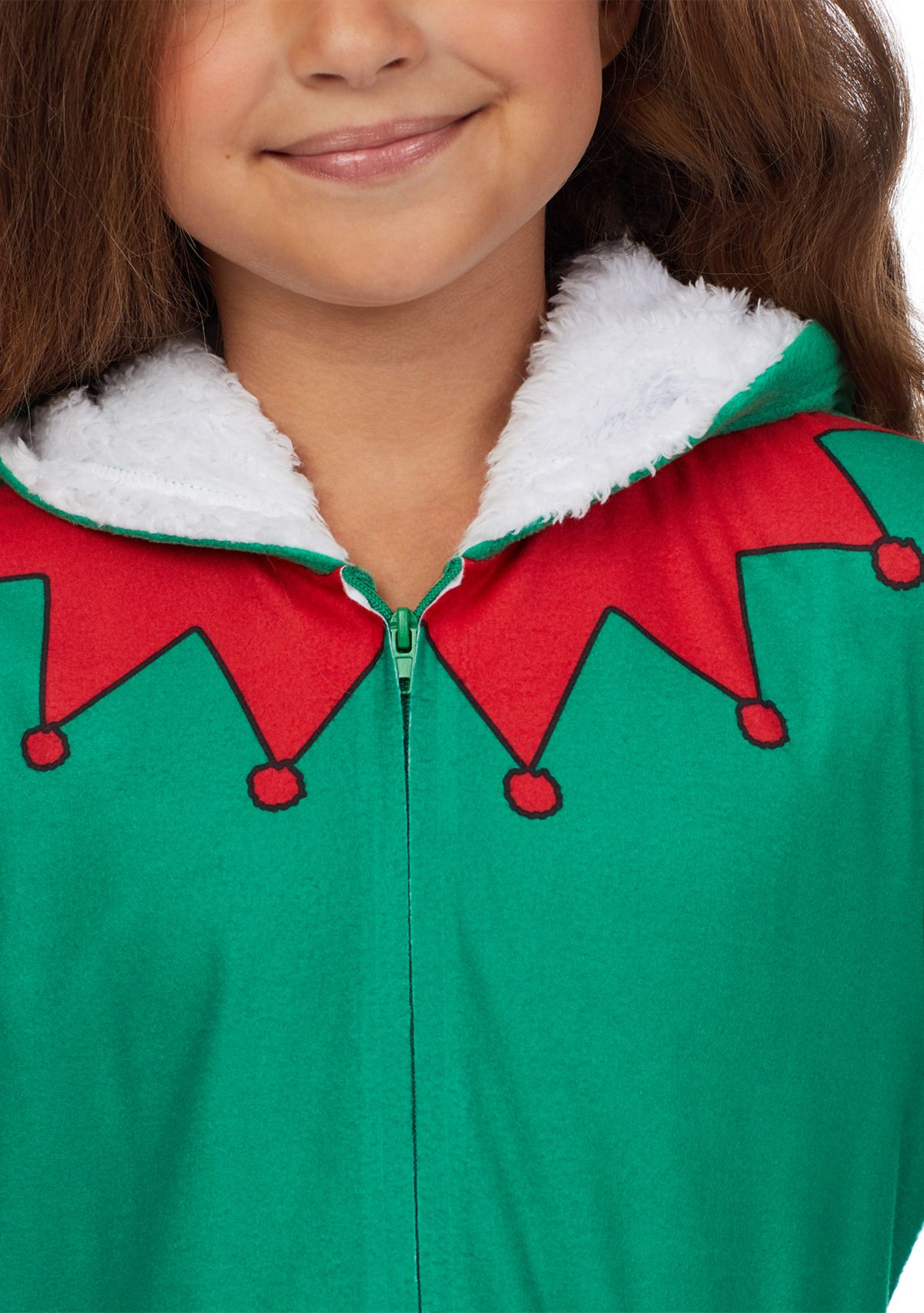 Kids Elf One Piece Pajama 