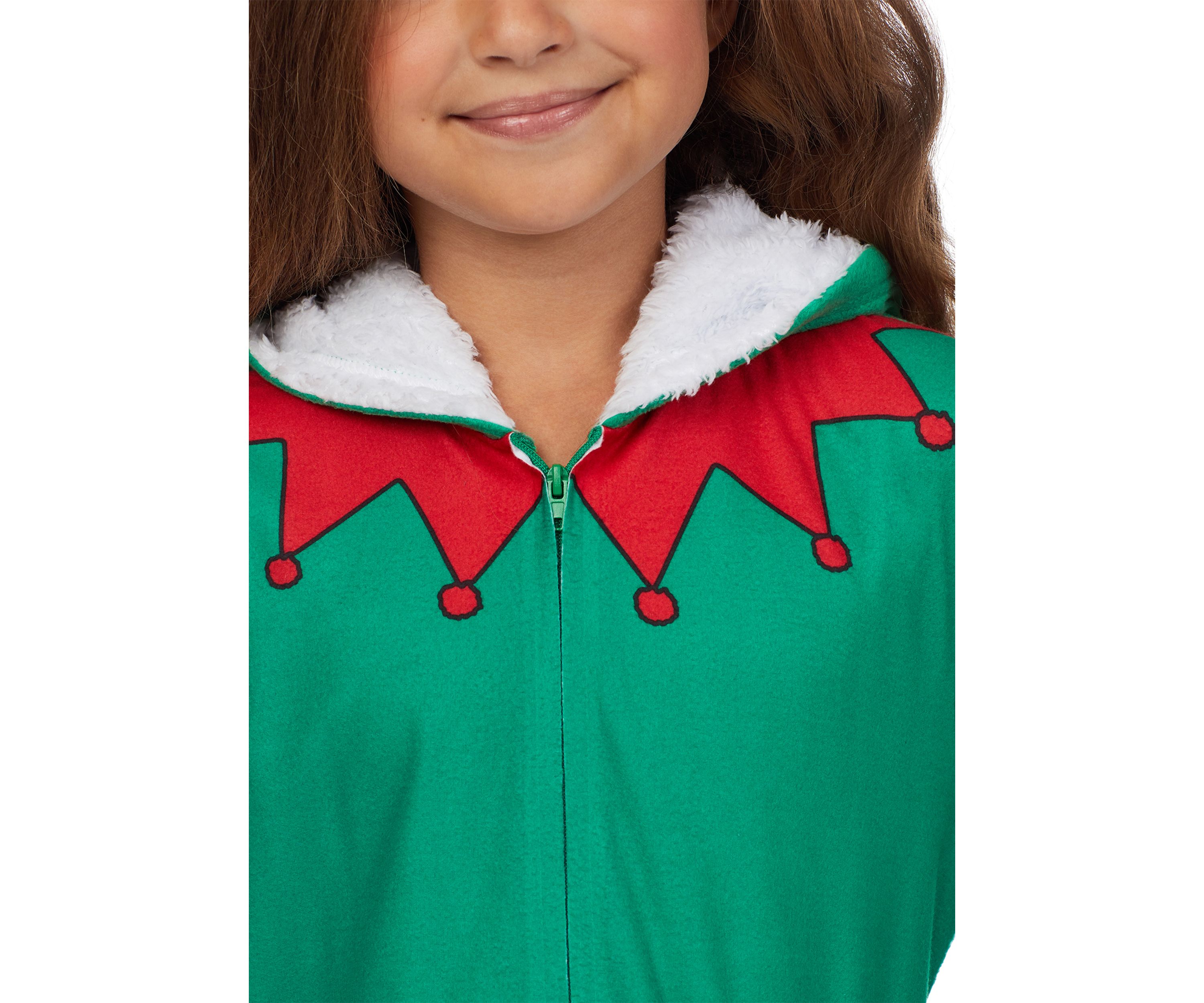 Kids Elf One Piece Pajama 