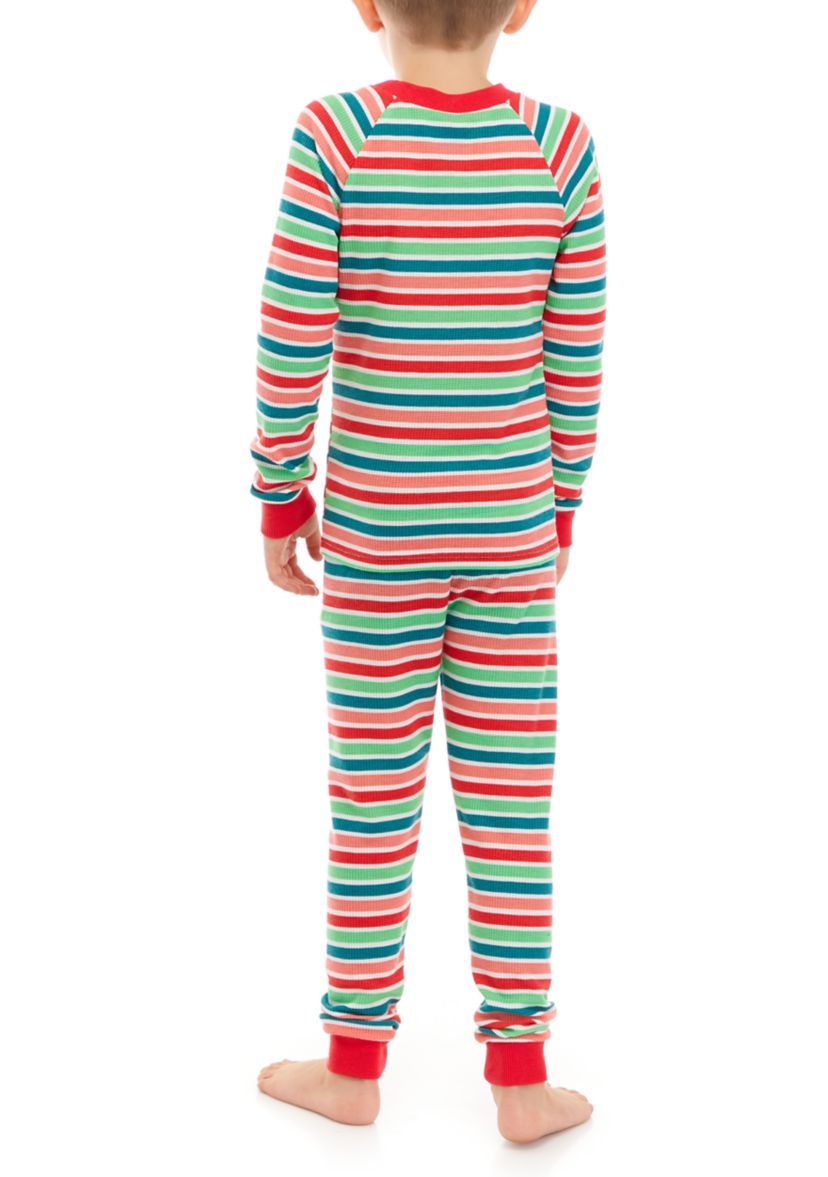 Big Kids Merry Multi Stripe Pajama Set