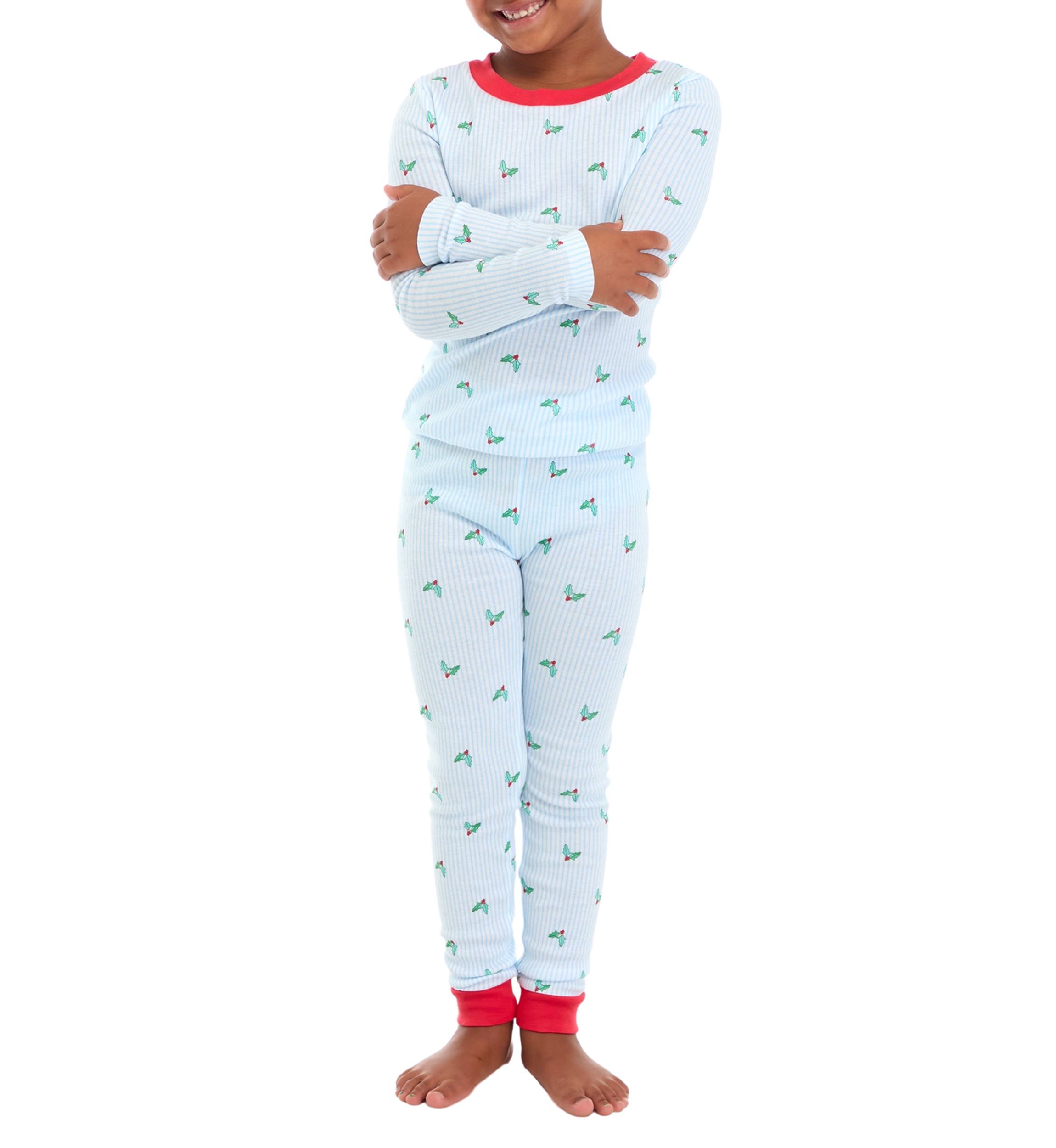 Unisex Big Kids Jolly Stripe Pajama Set