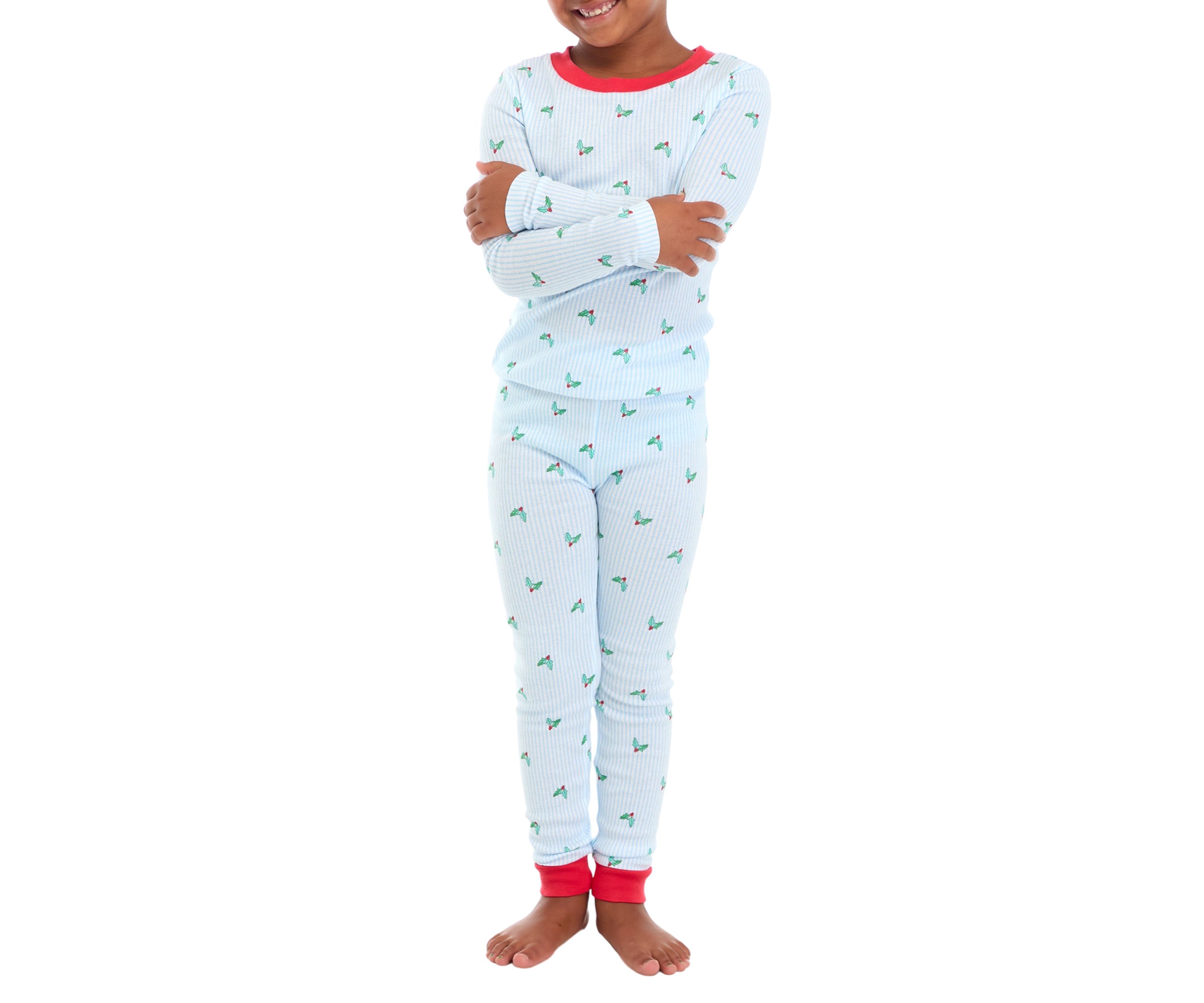 Unisex Big Kids Jolly Stripe Pajama Set