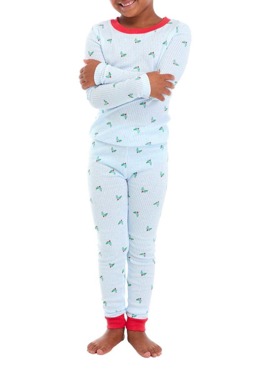 Unisex Big Kids Jolly Stripe Pajama Set