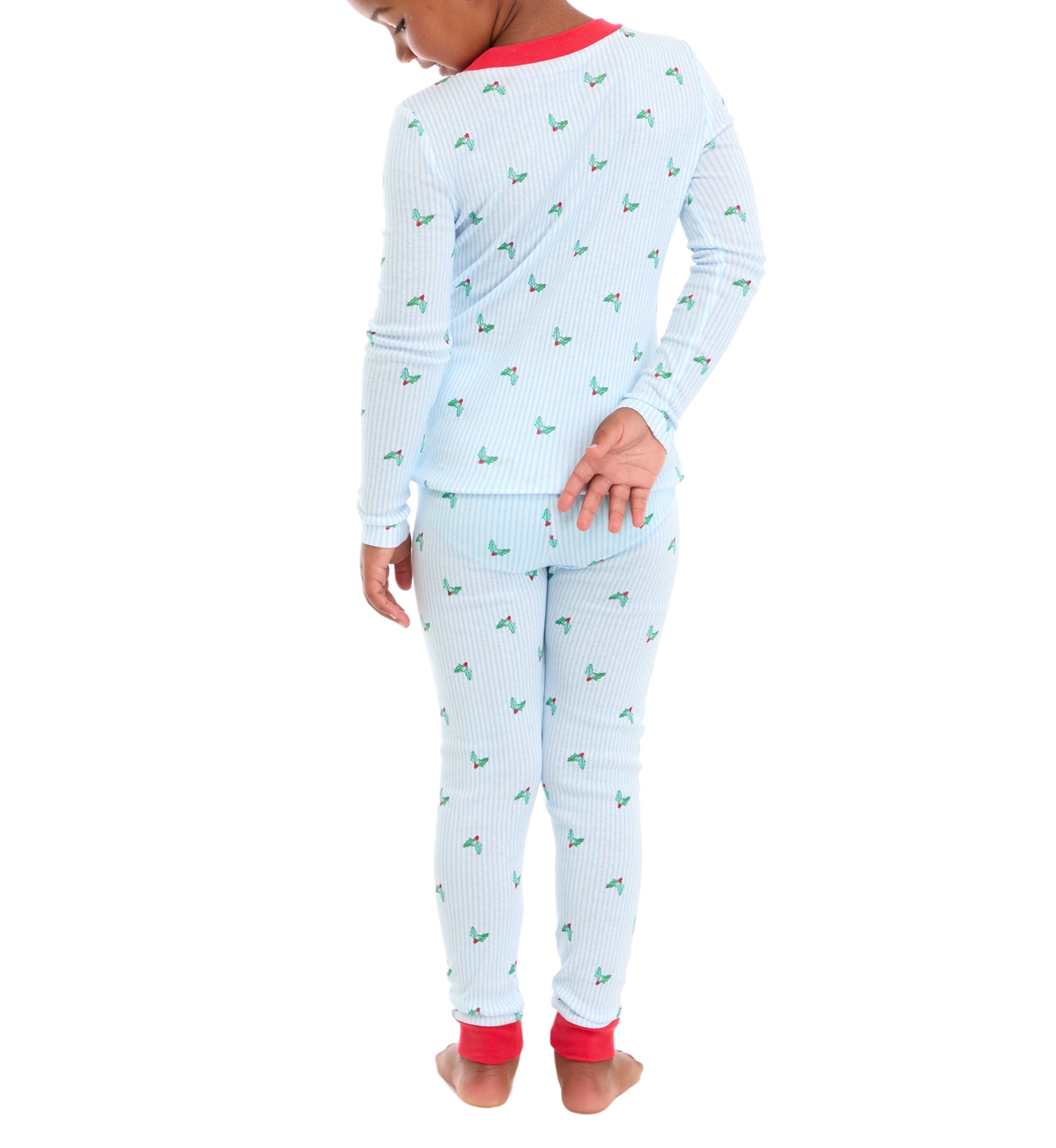 Unisex Big Kids Jolly Stripe Pajama Set
