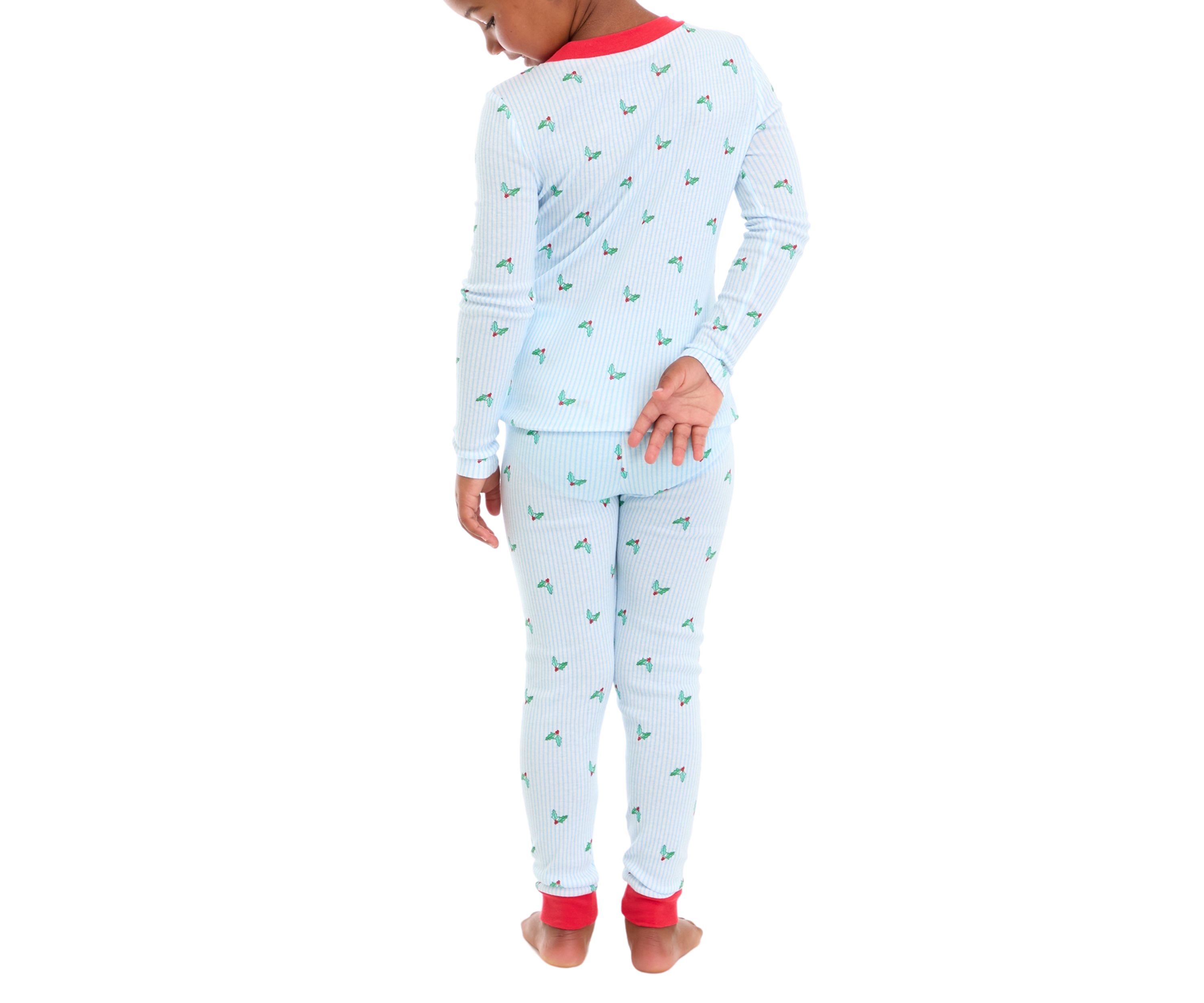 Unisex Big Kids Jolly Stripe Pajama Set