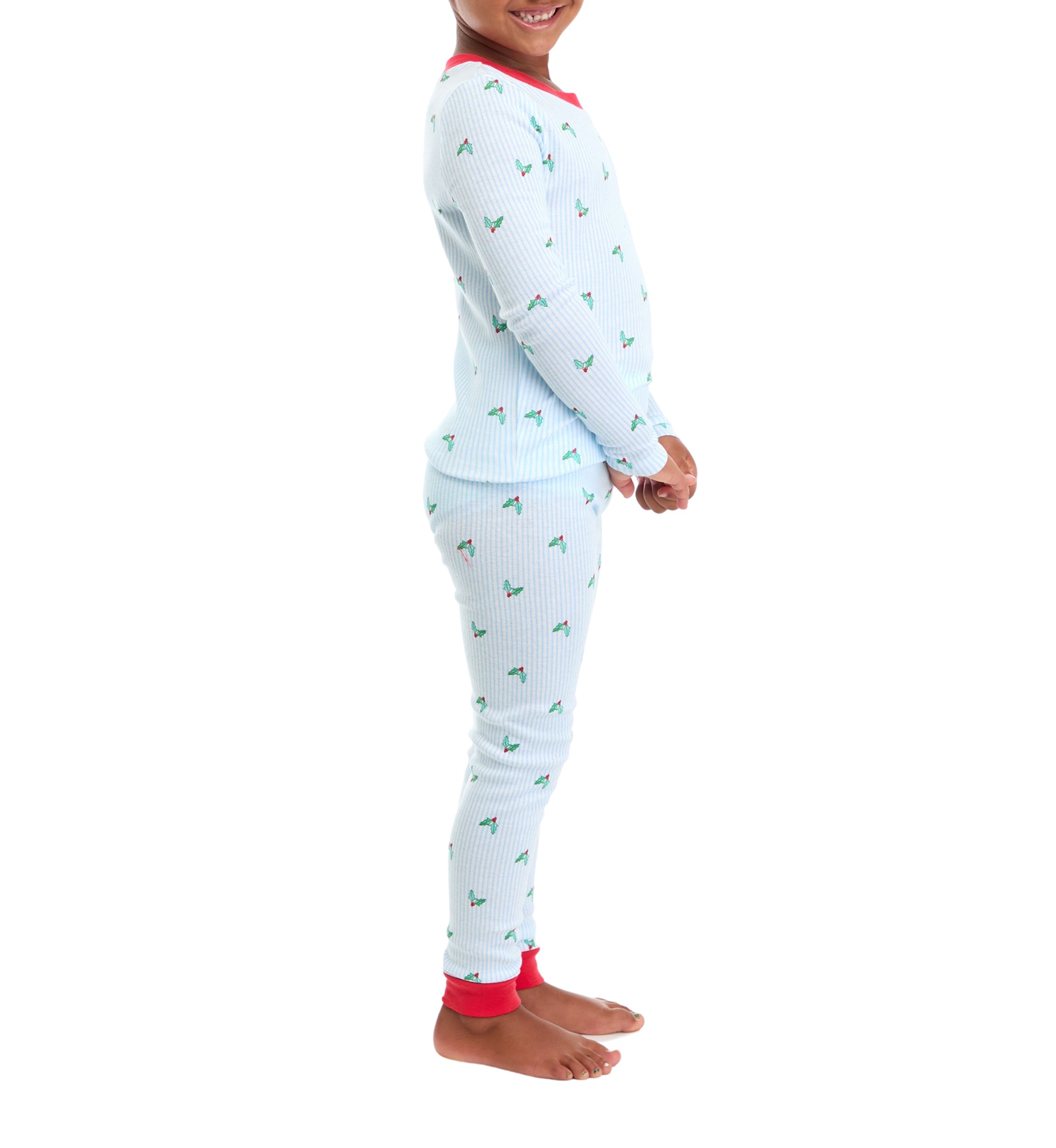 Unisex Big Kids Jolly Stripe Pajama Set