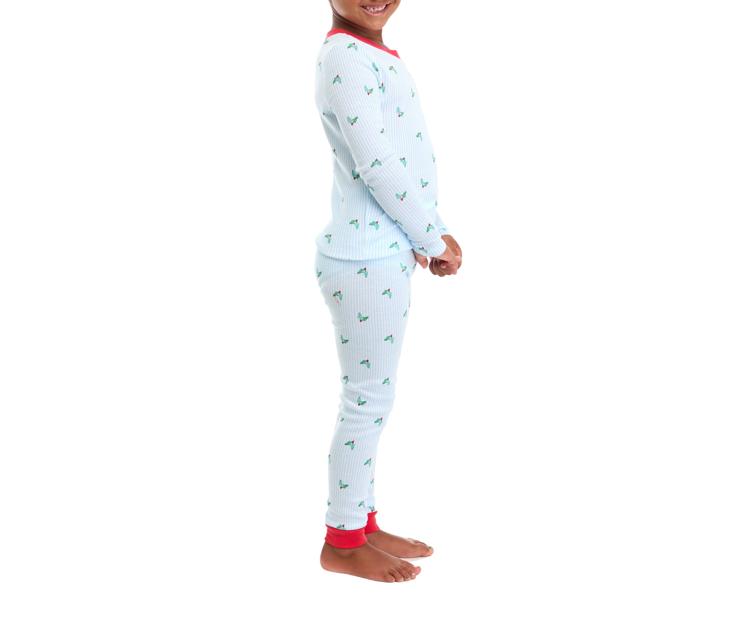 Unisex Big Kids Jolly Stripe Pajama Set