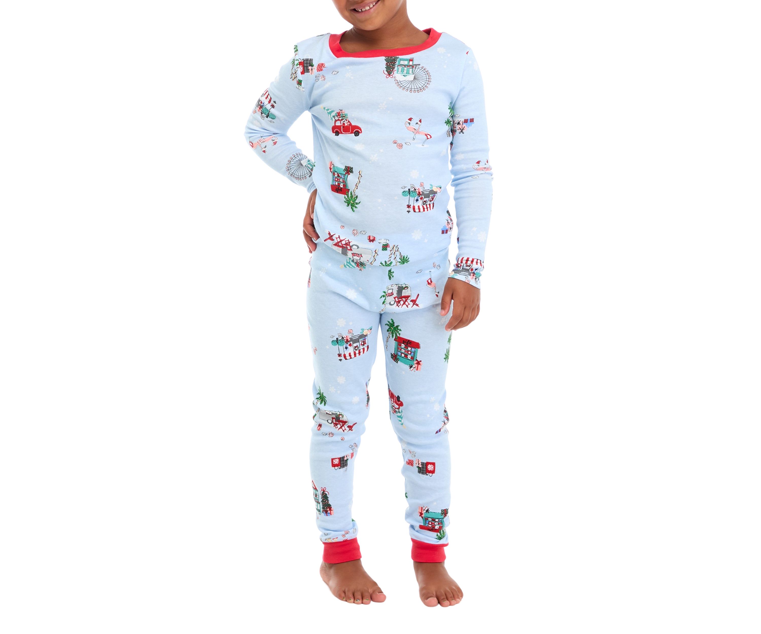 Unisex Big Kids Holiday Shopping Pajama Set