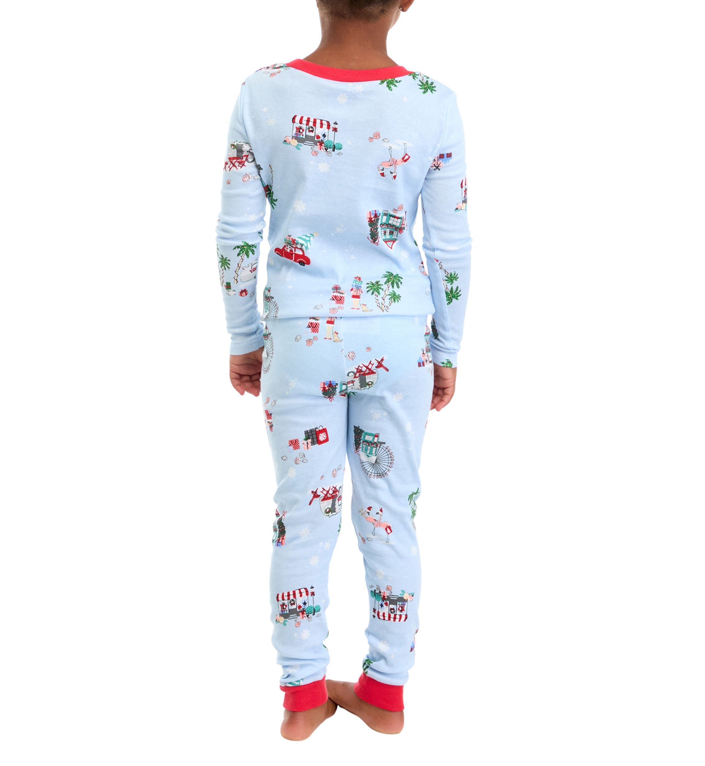 Unisex Big Kids Holiday Shopping Pajama Set