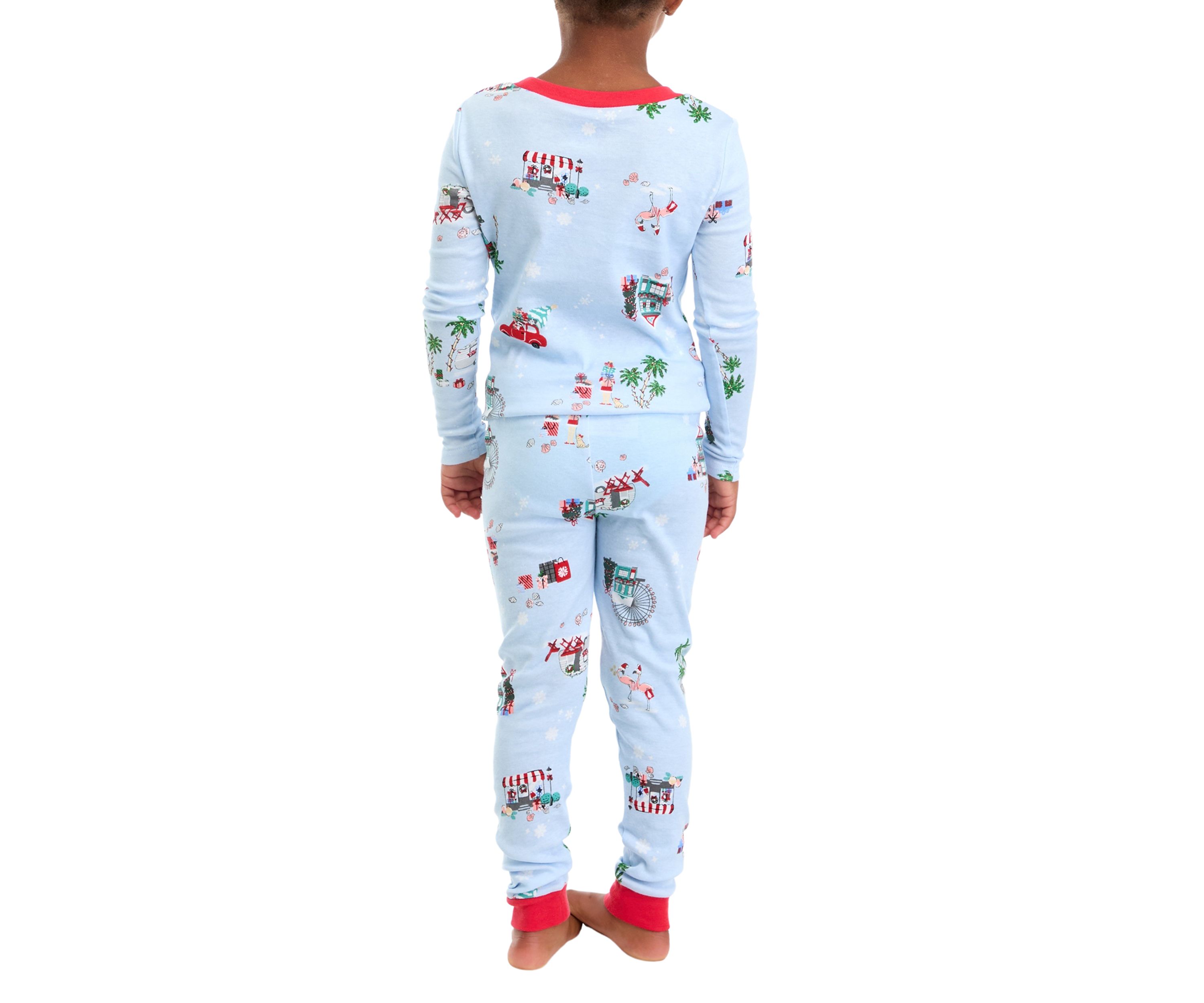 Unisex Big Kids Holiday Shopping Pajama Set