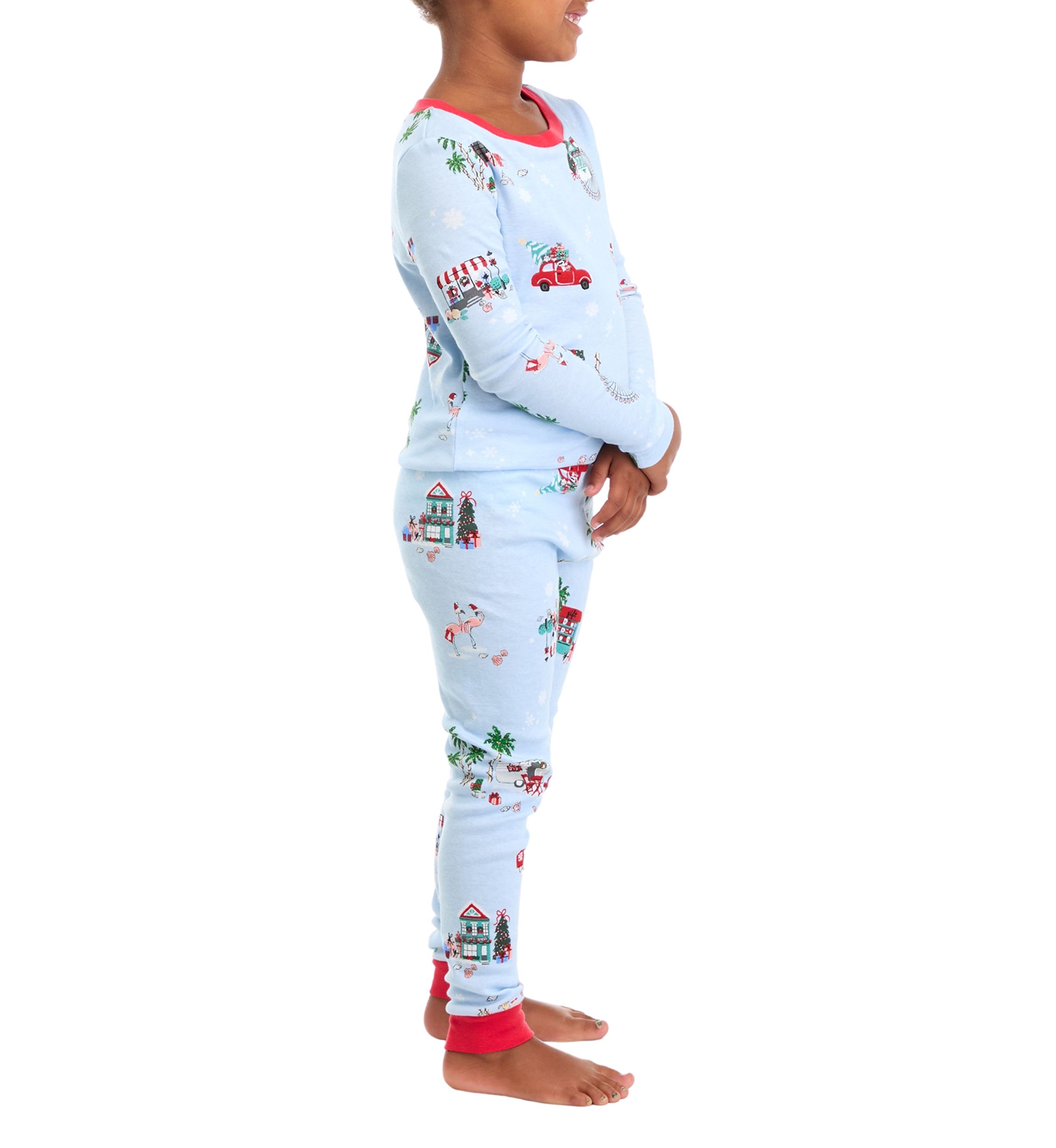Unisex Big Kids Holiday Shopping Pajama Set