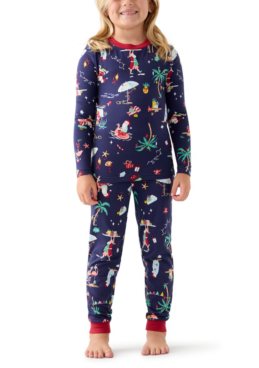 Unisex Big Kid Beachy Christmas Pajama Set