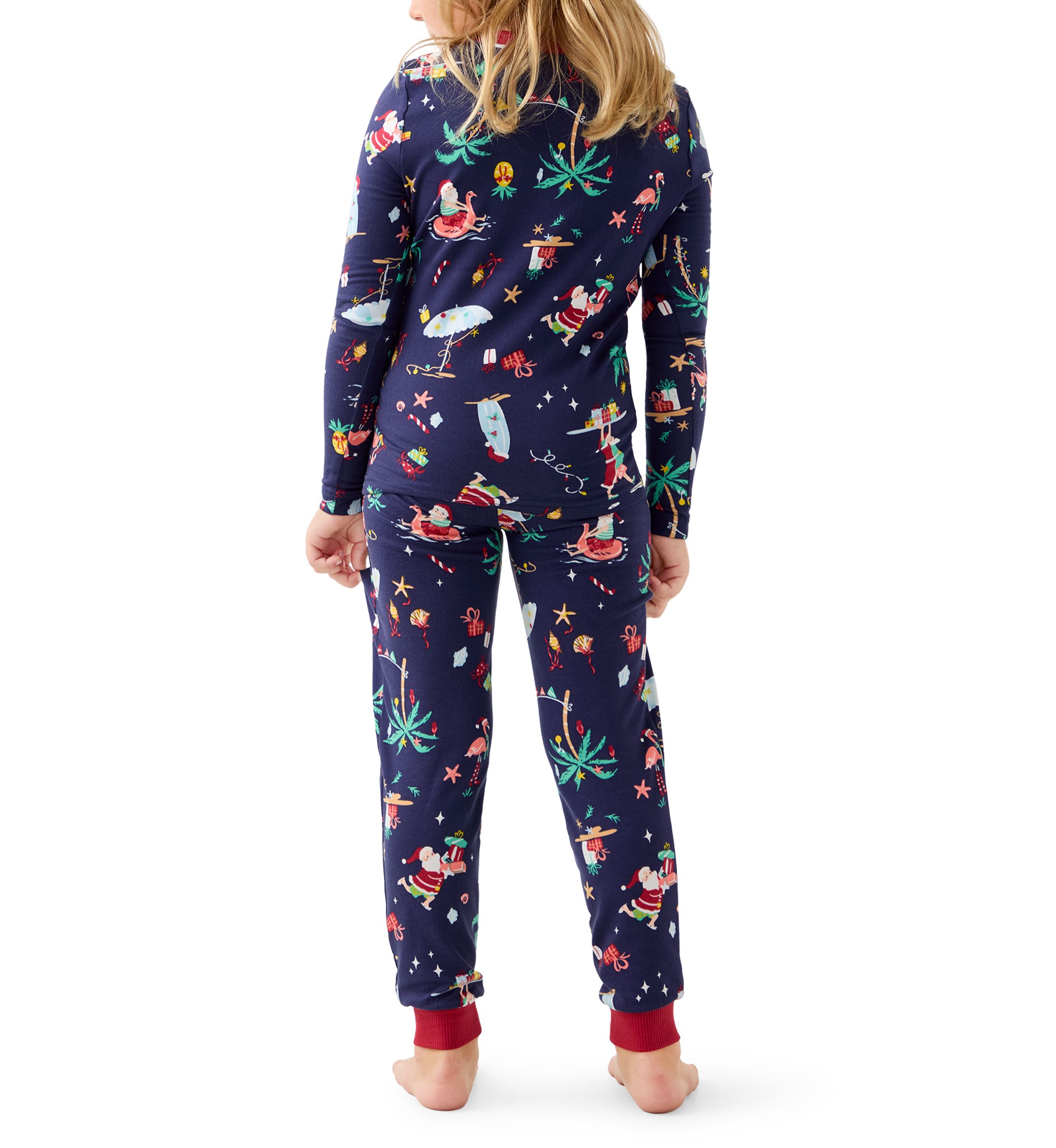 Unisex Big Kid Beachy Christmas Pajama Set