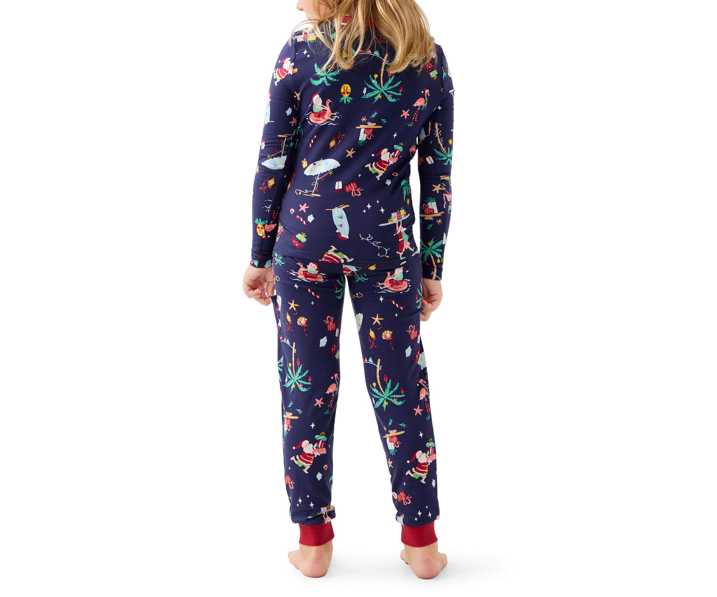 Unisex Big Kid Beachy Christmas Pajama Set