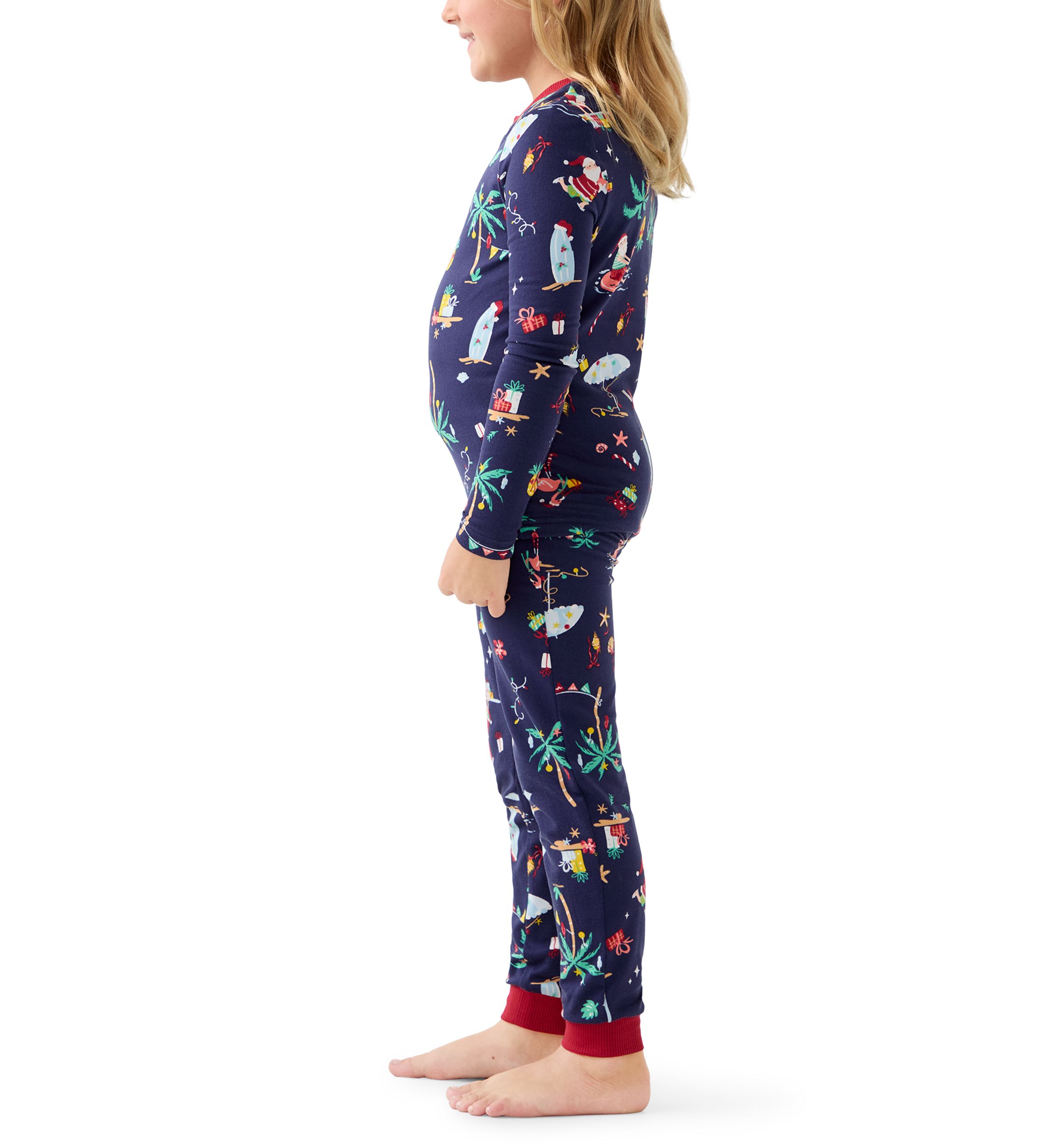 Unisex Big Kid Beachy Christmas Pajama Set