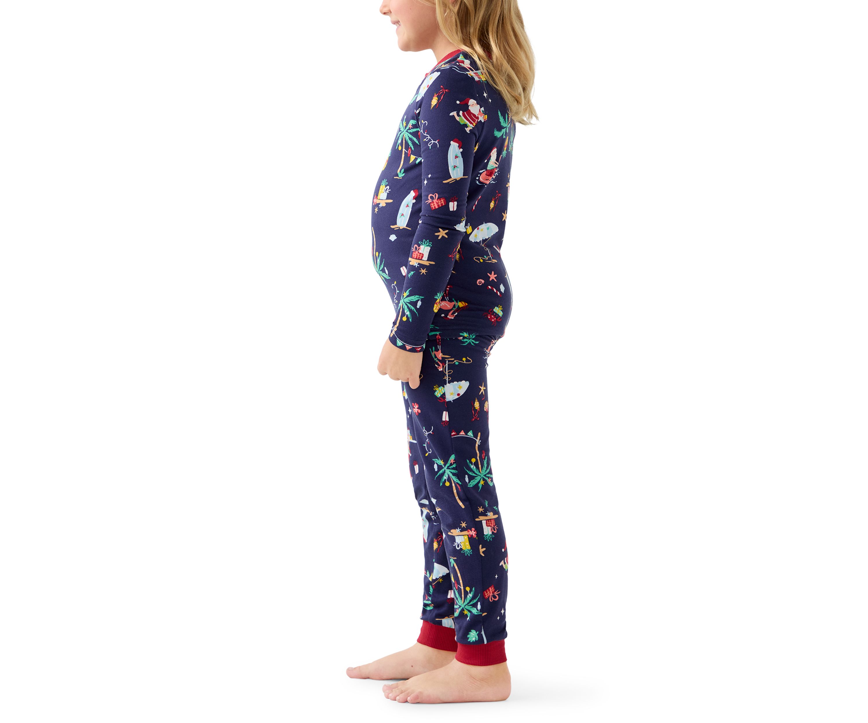Unisex Big Kid Beachy Christmas Pajama Set