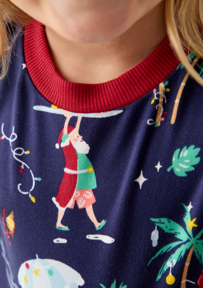 Unisex Big Kid Beachy Christmas Pajama Set