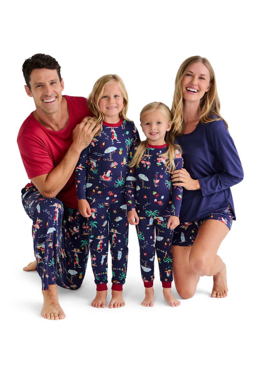 Unisex Big Kid Beachy Christmas Pajama Set