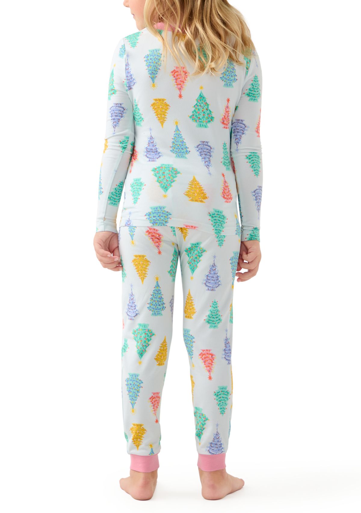   Unisex Big Kid Ballet Trees Pajama Set 