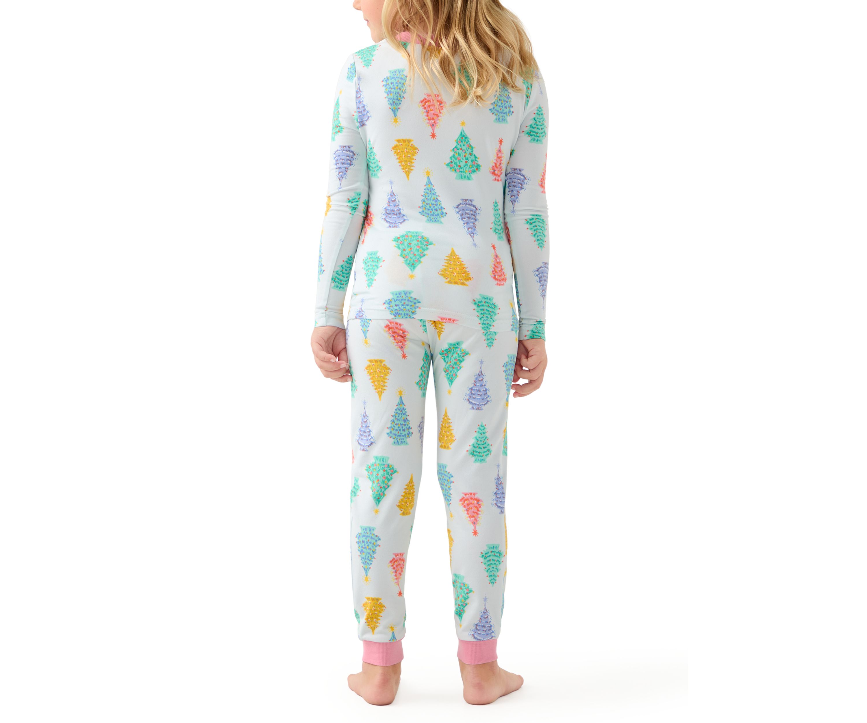   Unisex Big Kid Ballet Trees Pajama Set 