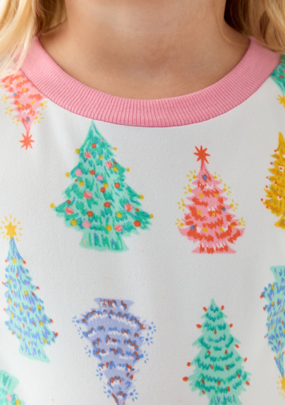   Unisex Big Kid Ballet Trees Pajama Set 