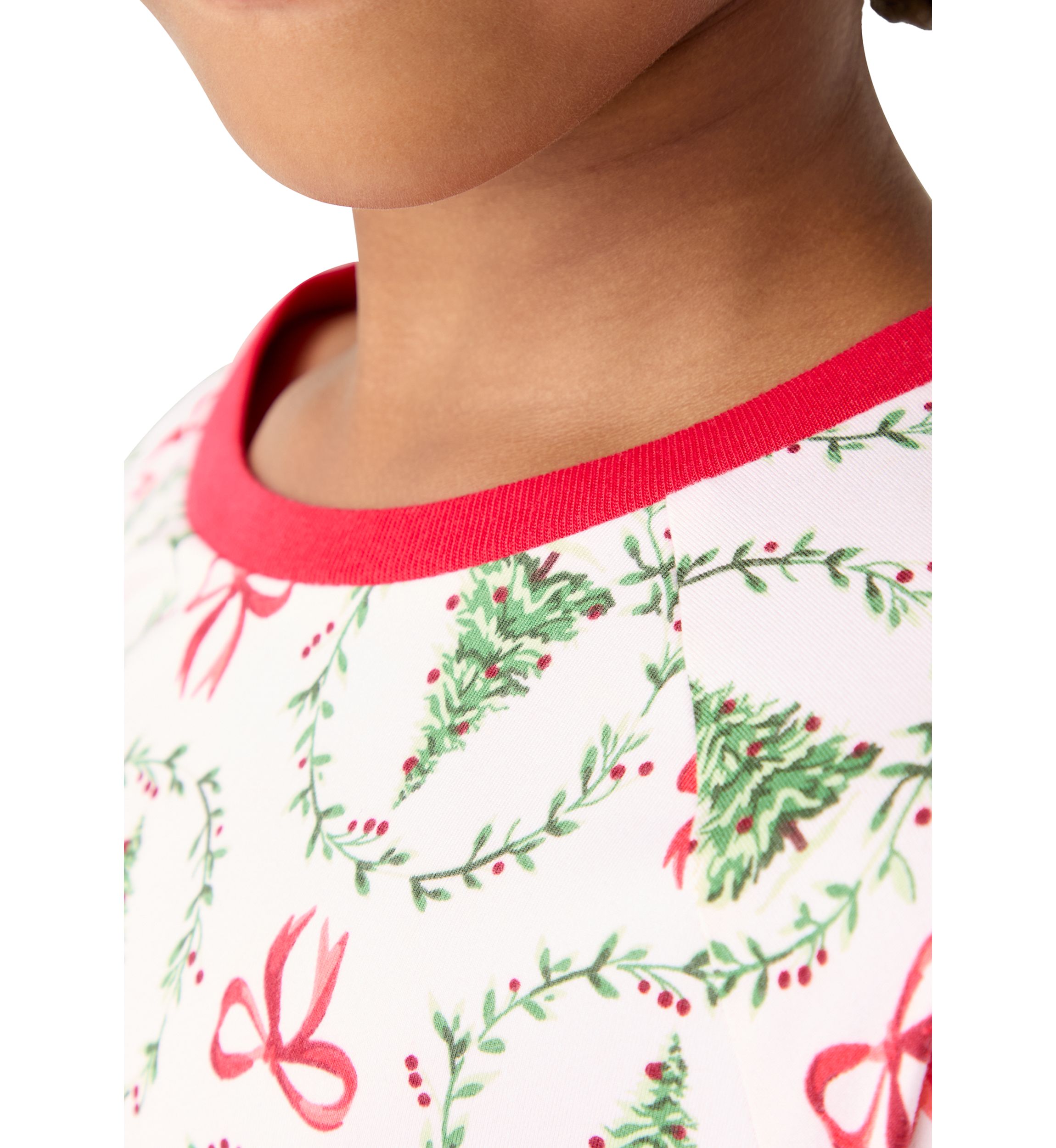 Big Kid Holiday Bows & Wreaths Nightgown