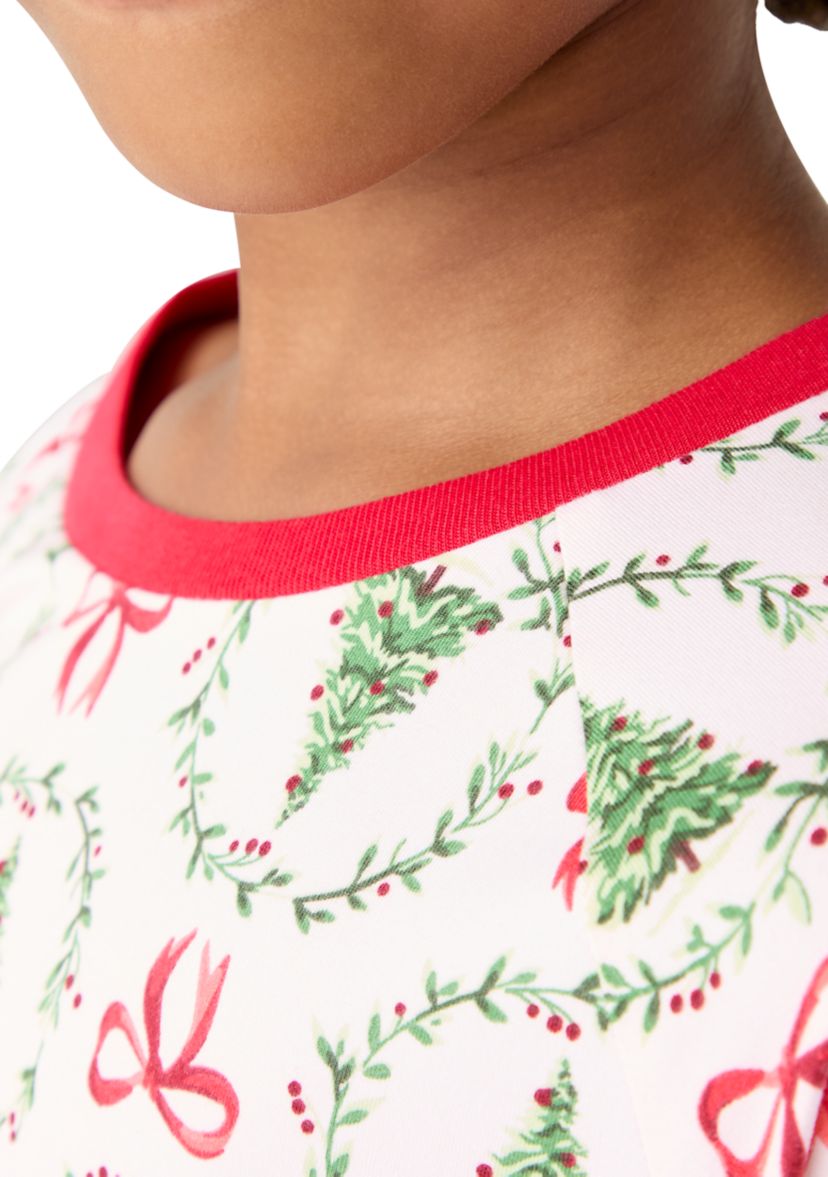 Big Kid Holiday Bows & Wreaths Nightgown