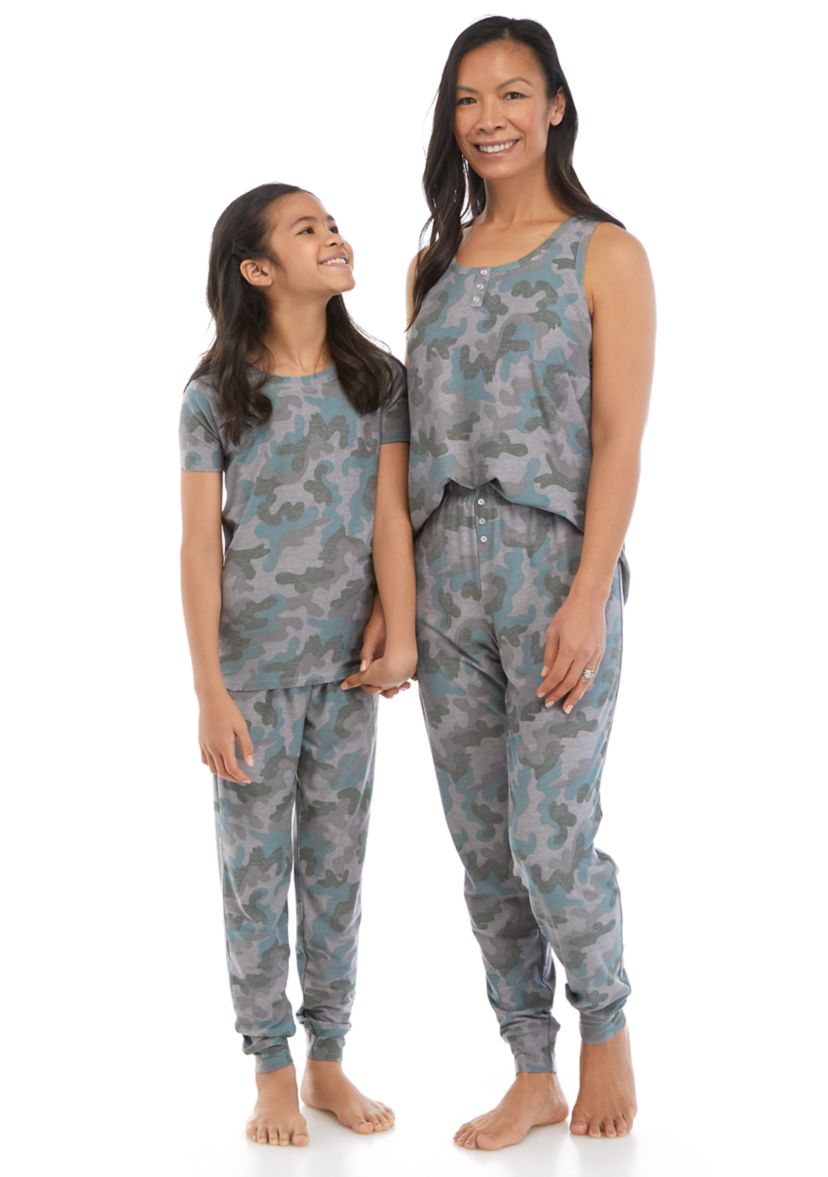  Mommy And Me Big Kids Pajama Set 