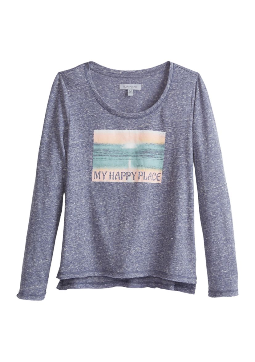 Girls 7-16 Long Sleeve Graphic T-Shirt 