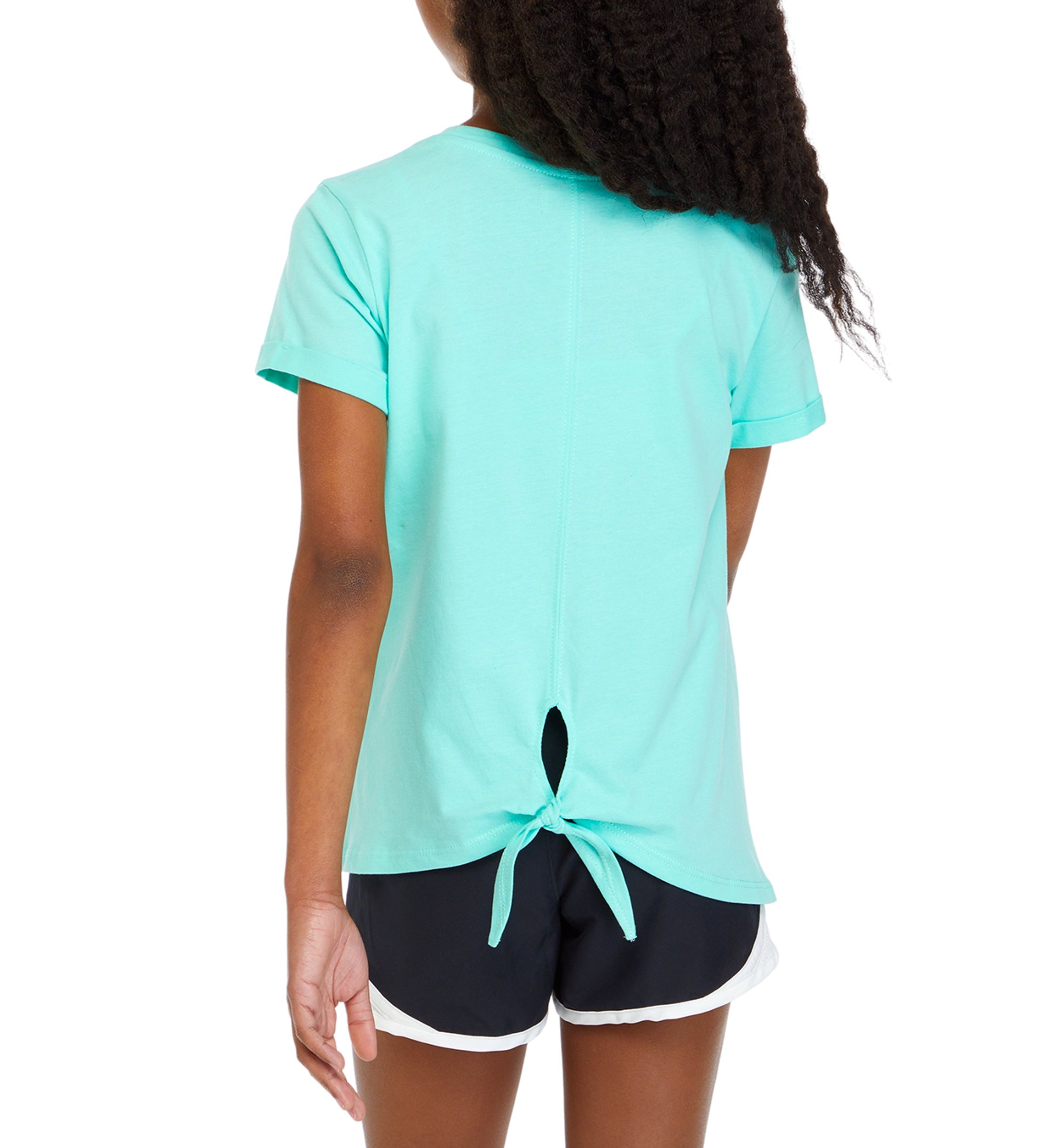 Girls 7-16 Short Sleeve Tie Back T-Shirt 