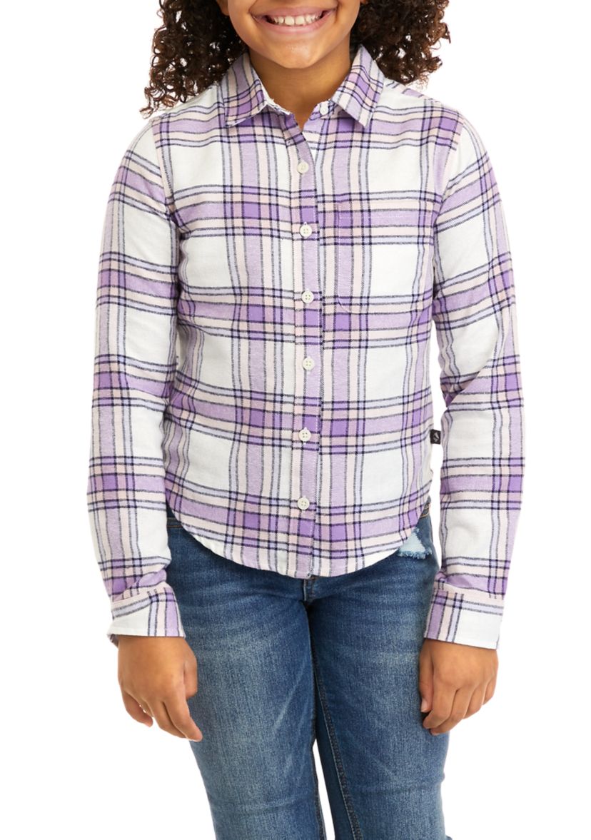 Girls 7-16 Flannel Top