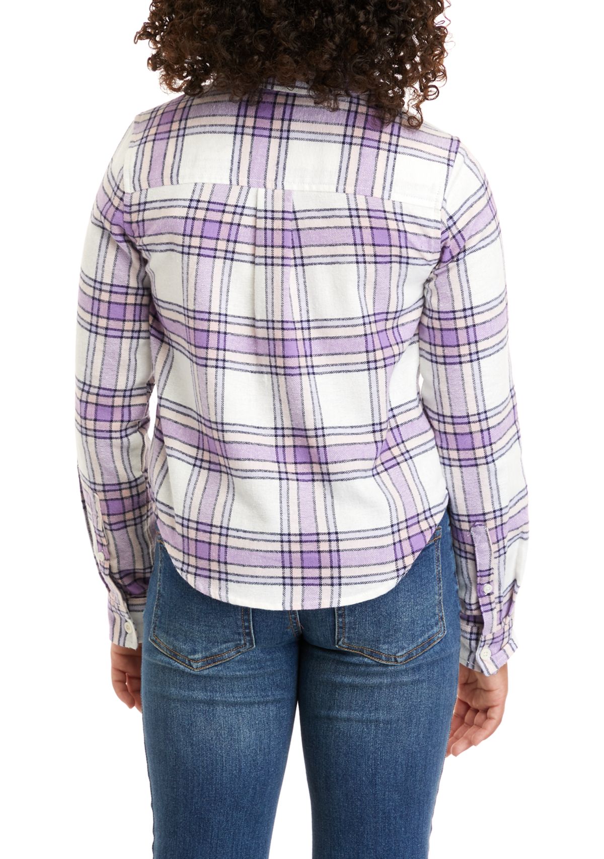 Girls 7-16 Flannel Top