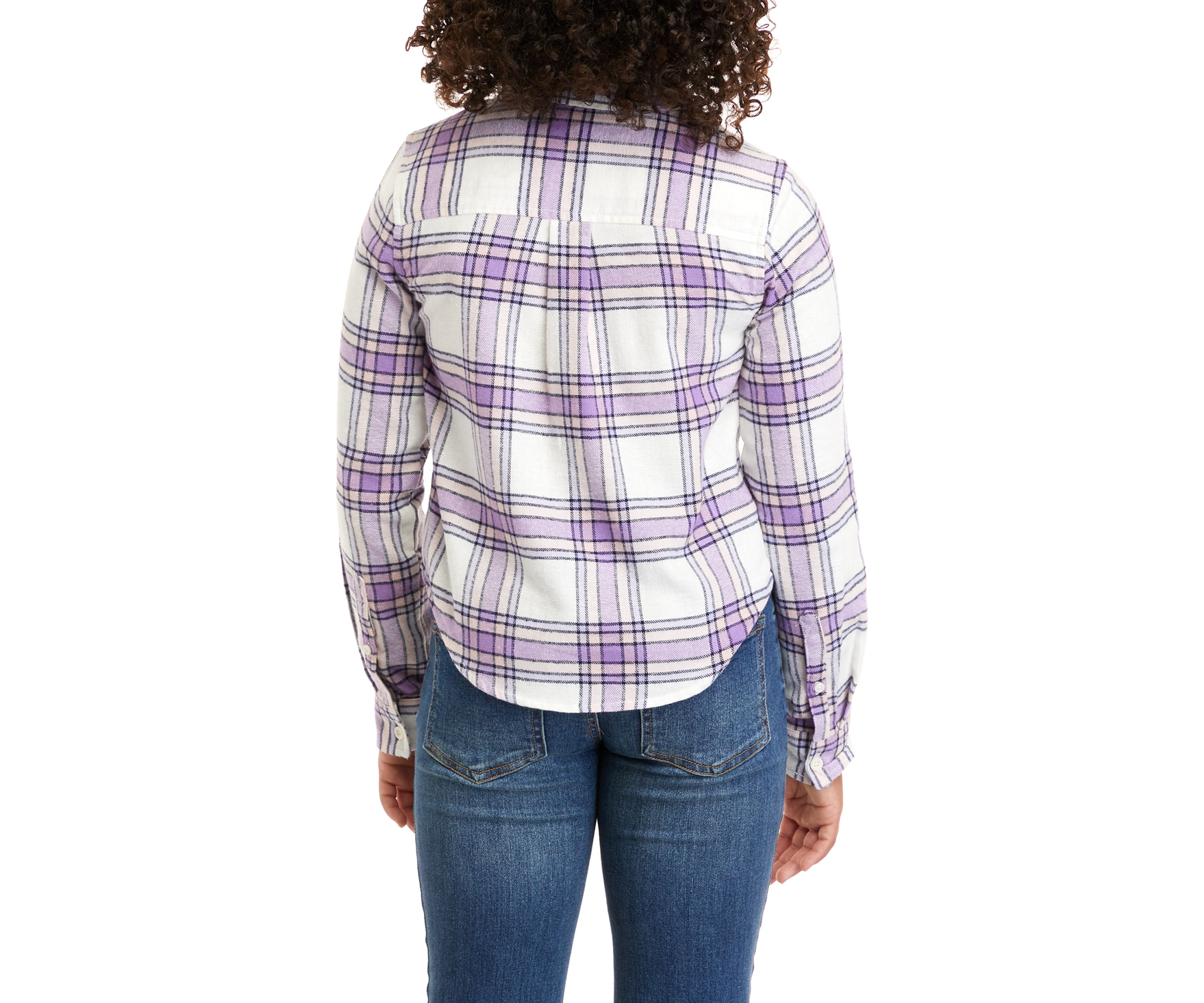 Girls 7-16 Flannel Top