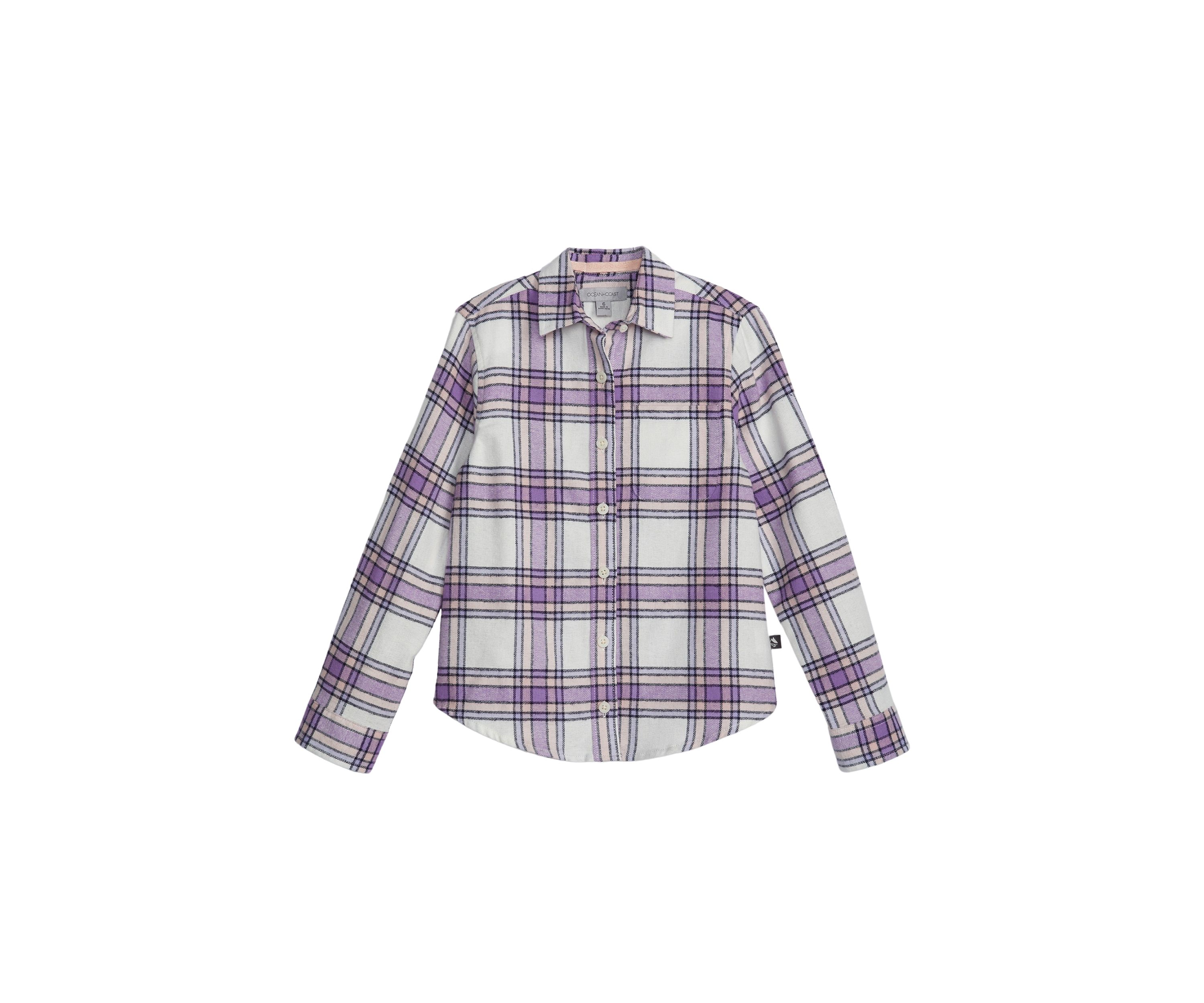 Girls 4-6x Flannel Top