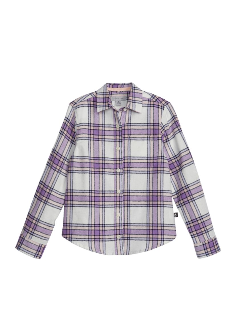 Girls 4-6x Flannel Top