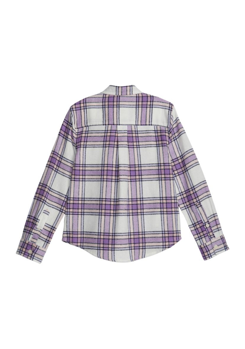 Girls 4-6x Flannel Top