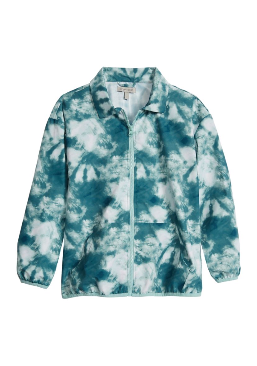 Girls 7-16 Full Zip Windbreaker