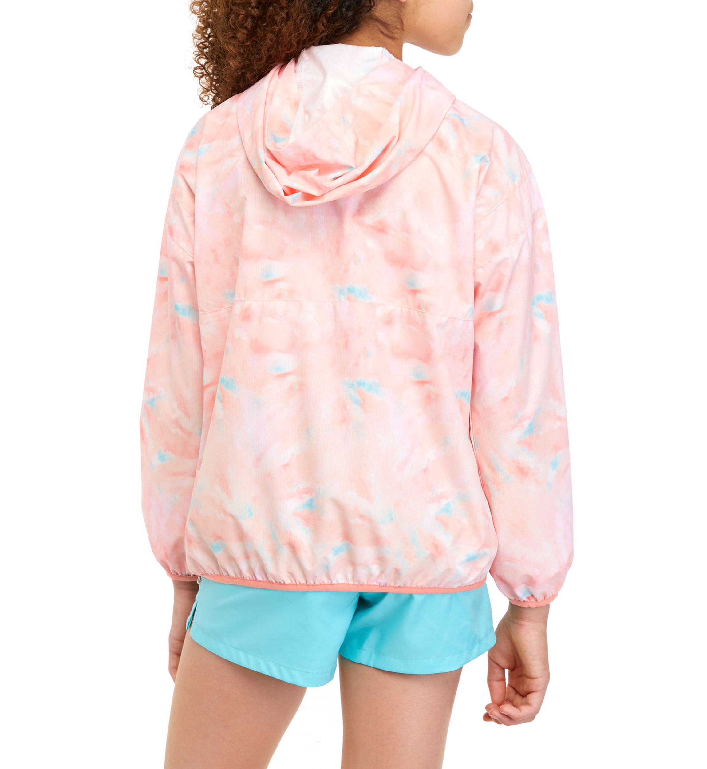 Girls 7-16 Printed Windbreaker 